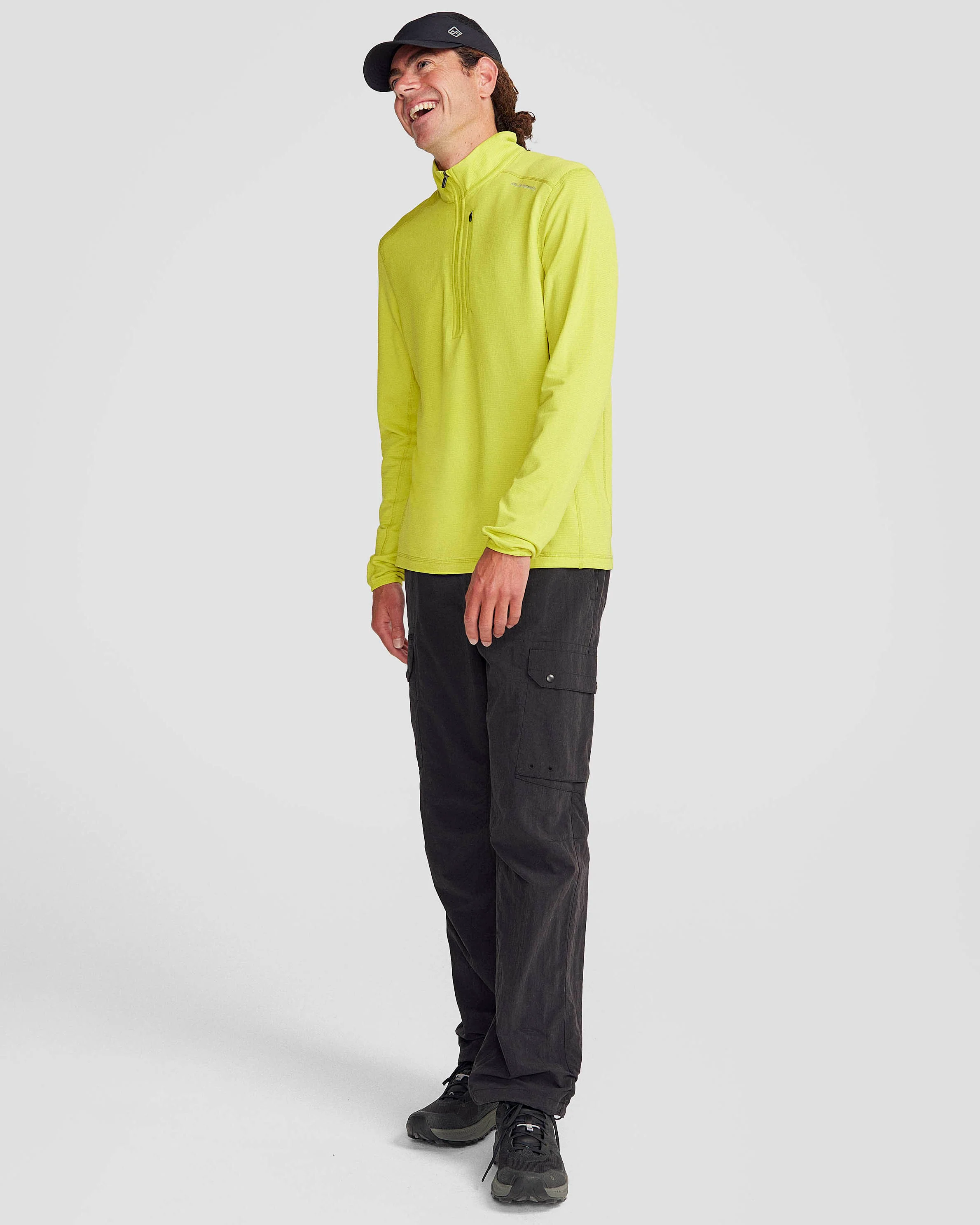 Men's Seeker Fleece ¼ Zip Pullover - Bright Moss - Image 3