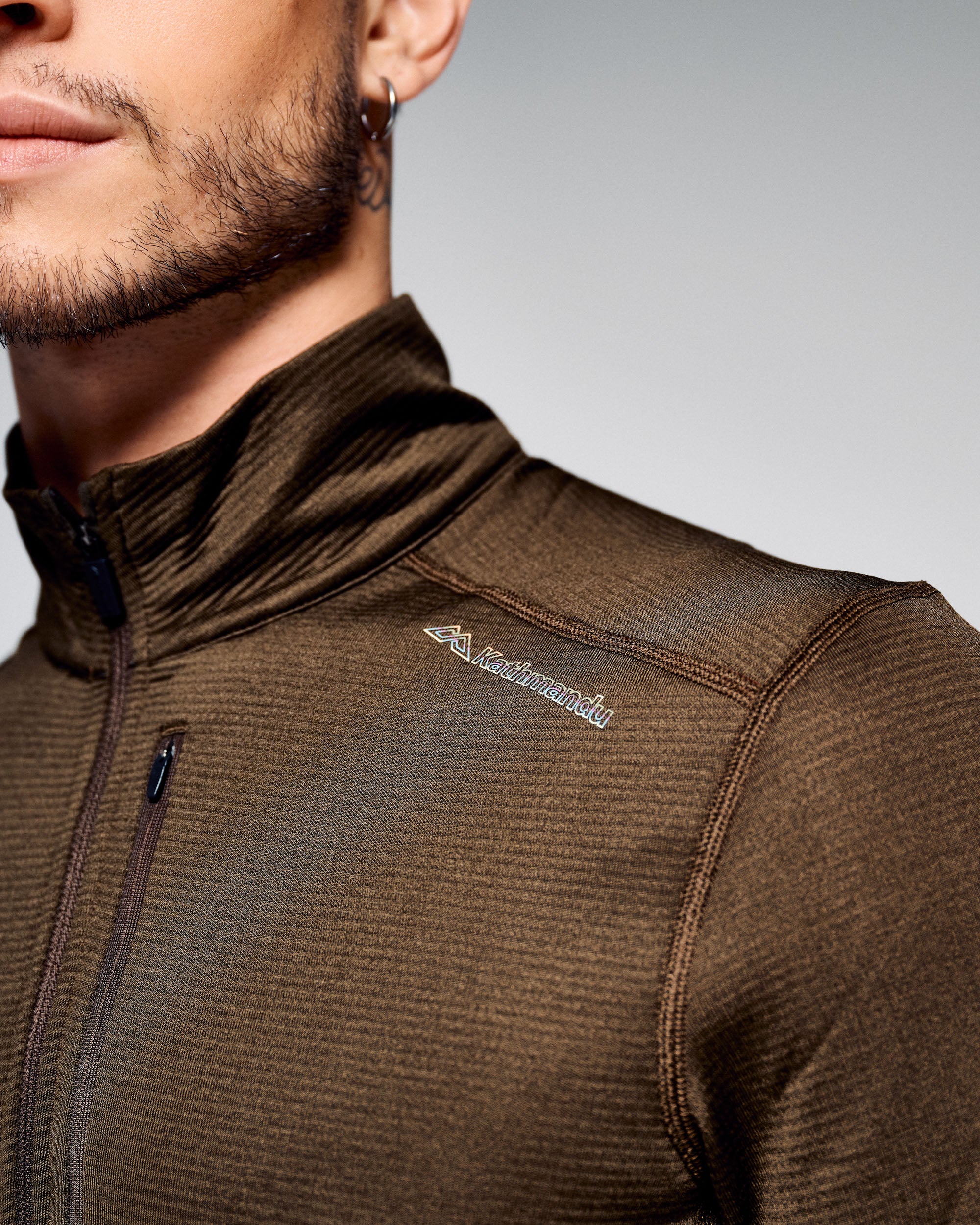 Men's Seeker Fleece 1/4 Zip Pullover - Trail - Image 2