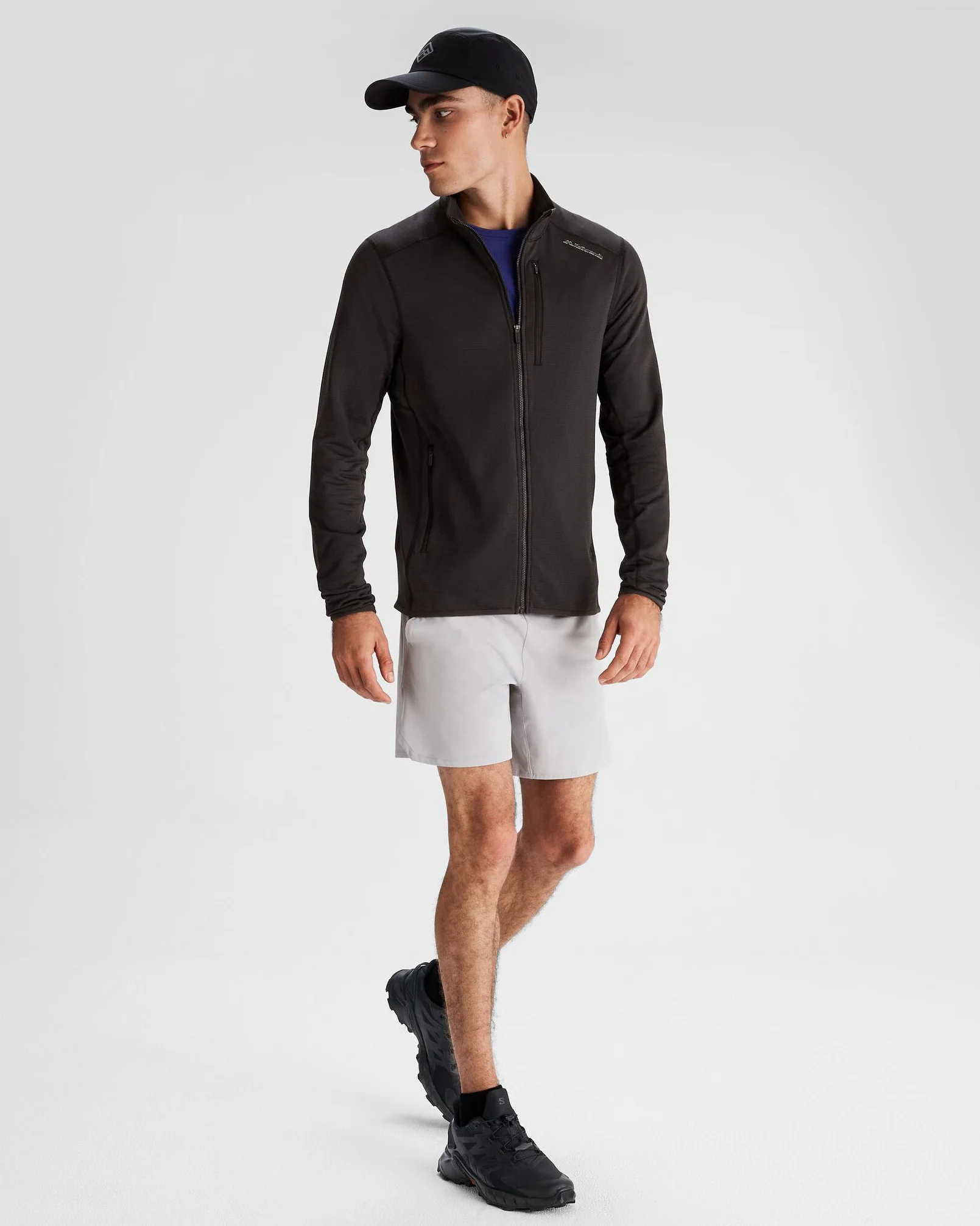 Men's Seeker Fleece Jacket - Black Stingray - Image 2