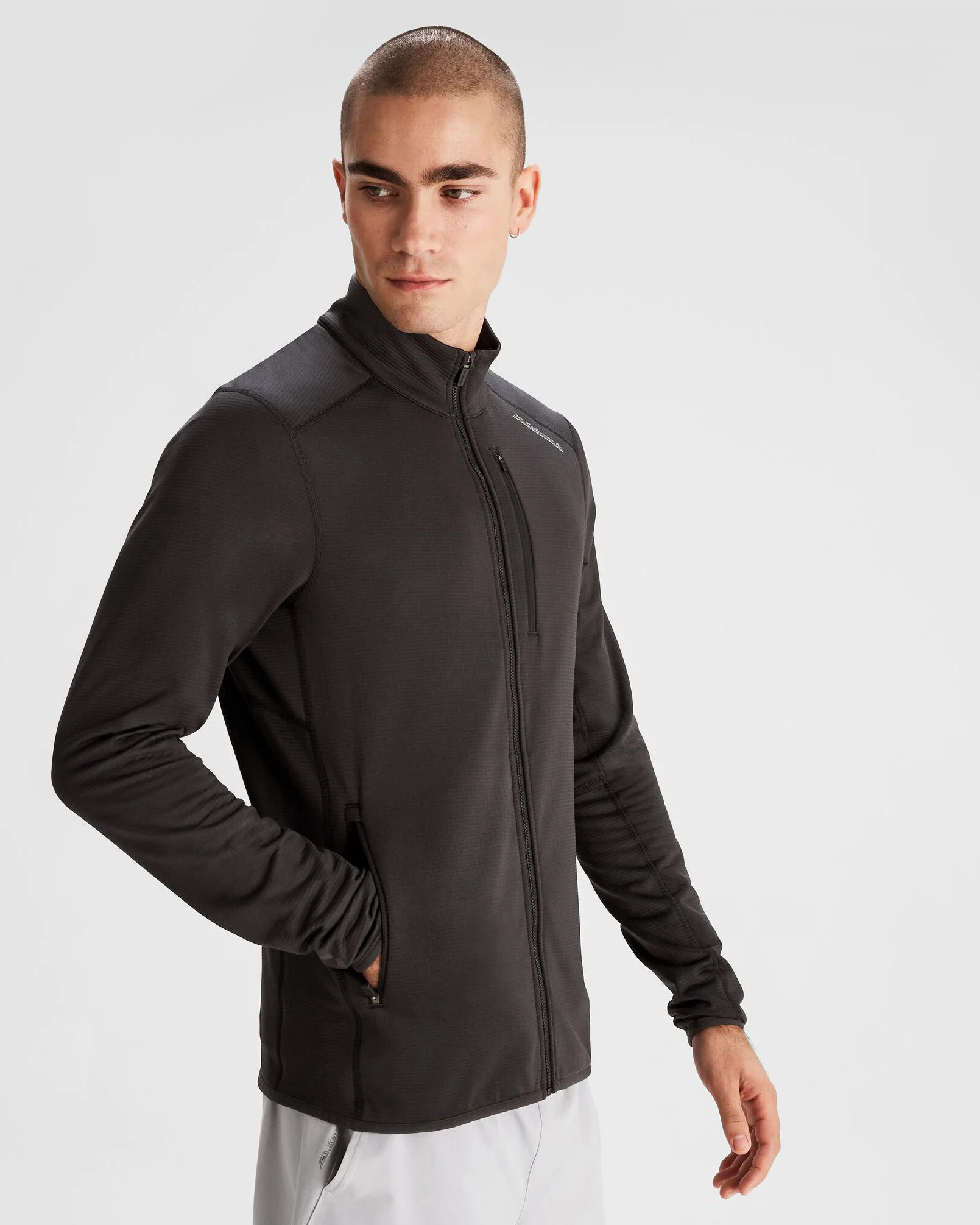 Men's Seeker Fleece Jacket - Black Stingray - Image 3