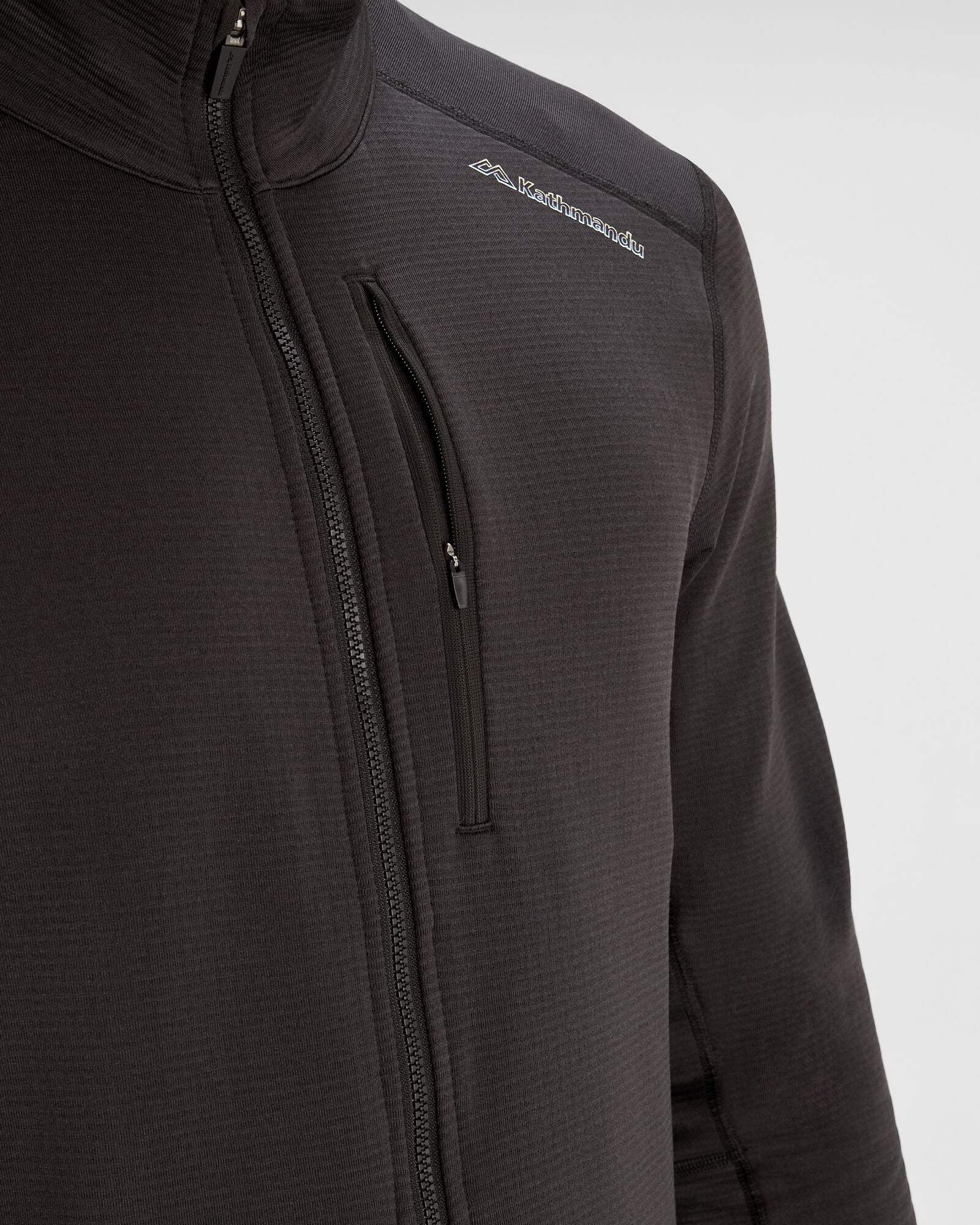 Men's Seeker Fleece Jacket - Black Stingray - Image 5