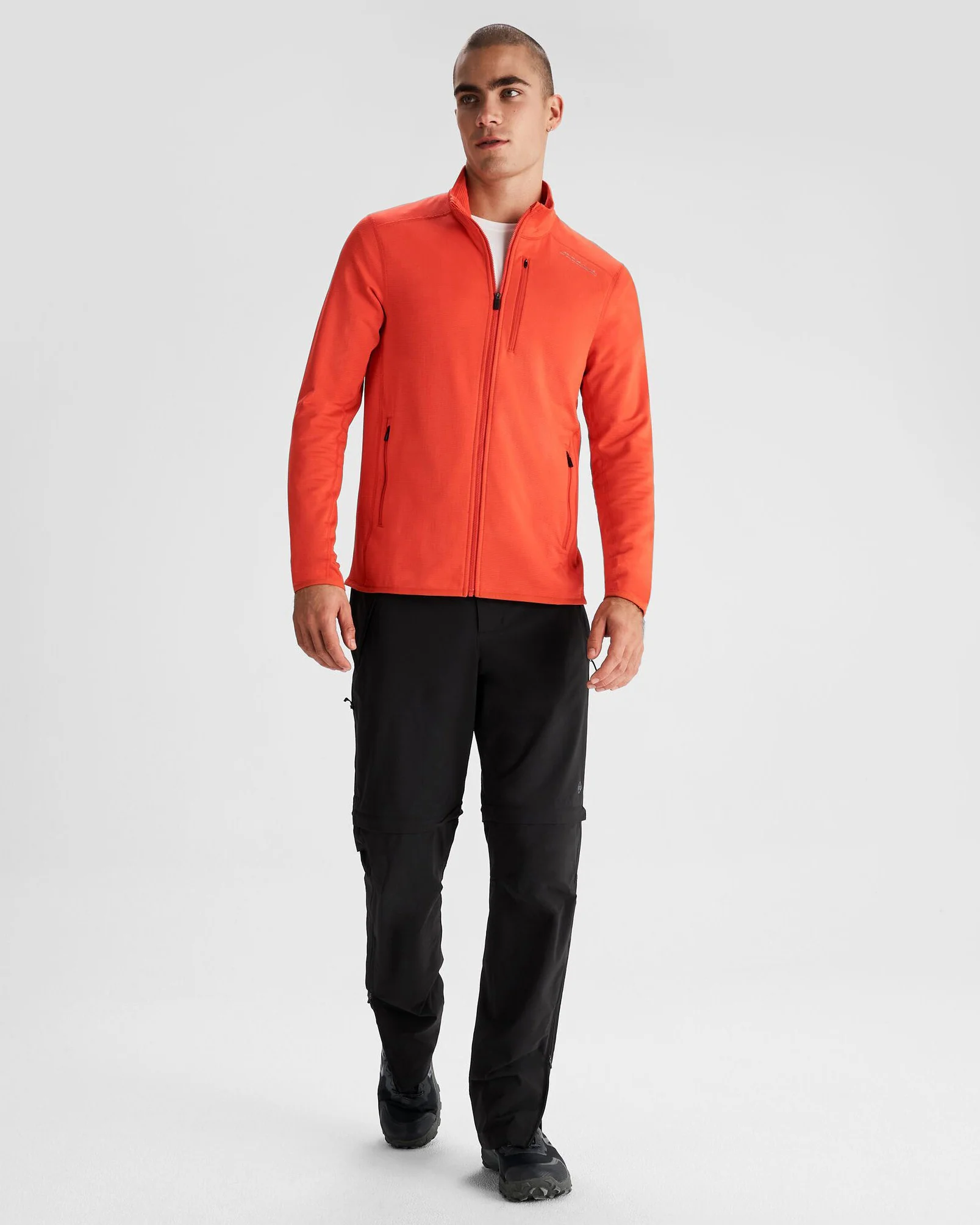 Men's Seeker Fleece Jacket - Hut Orange - Image 2