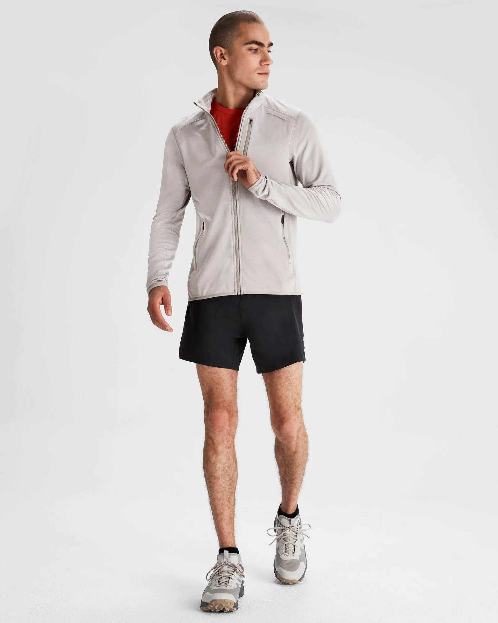 Men's Seeker Fleece Jacket - Steel Grey - Image 2