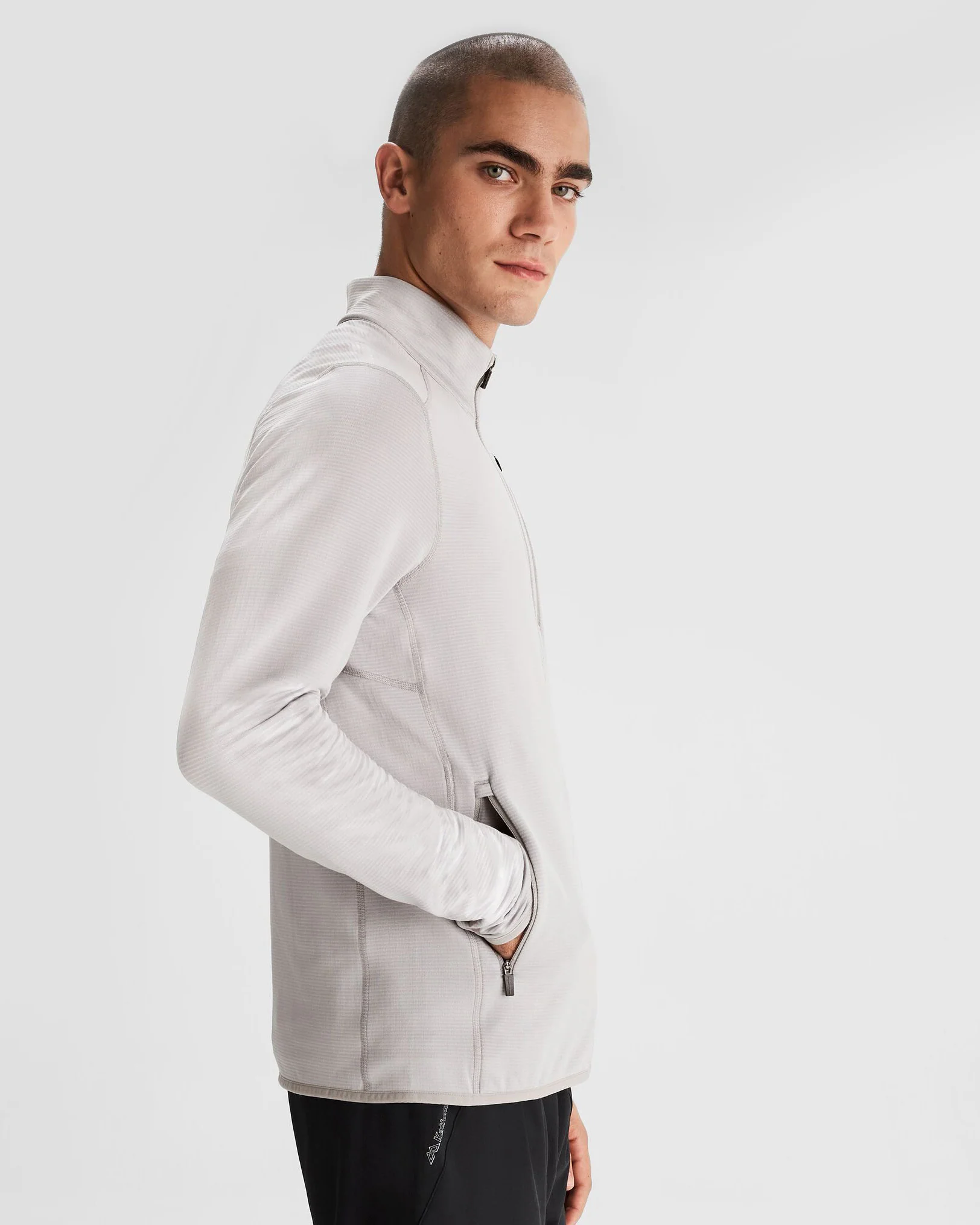 Men's Seeker Fleece Jacket - Steel Grey - Image 3