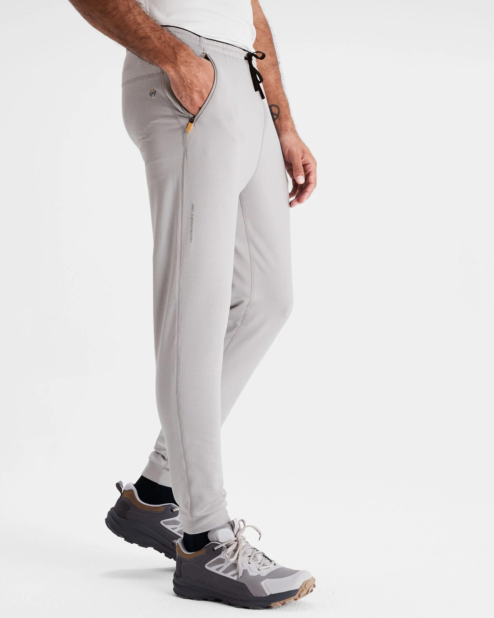 Men's Seeker Fleece Joggers - Steel Grey - Image 3