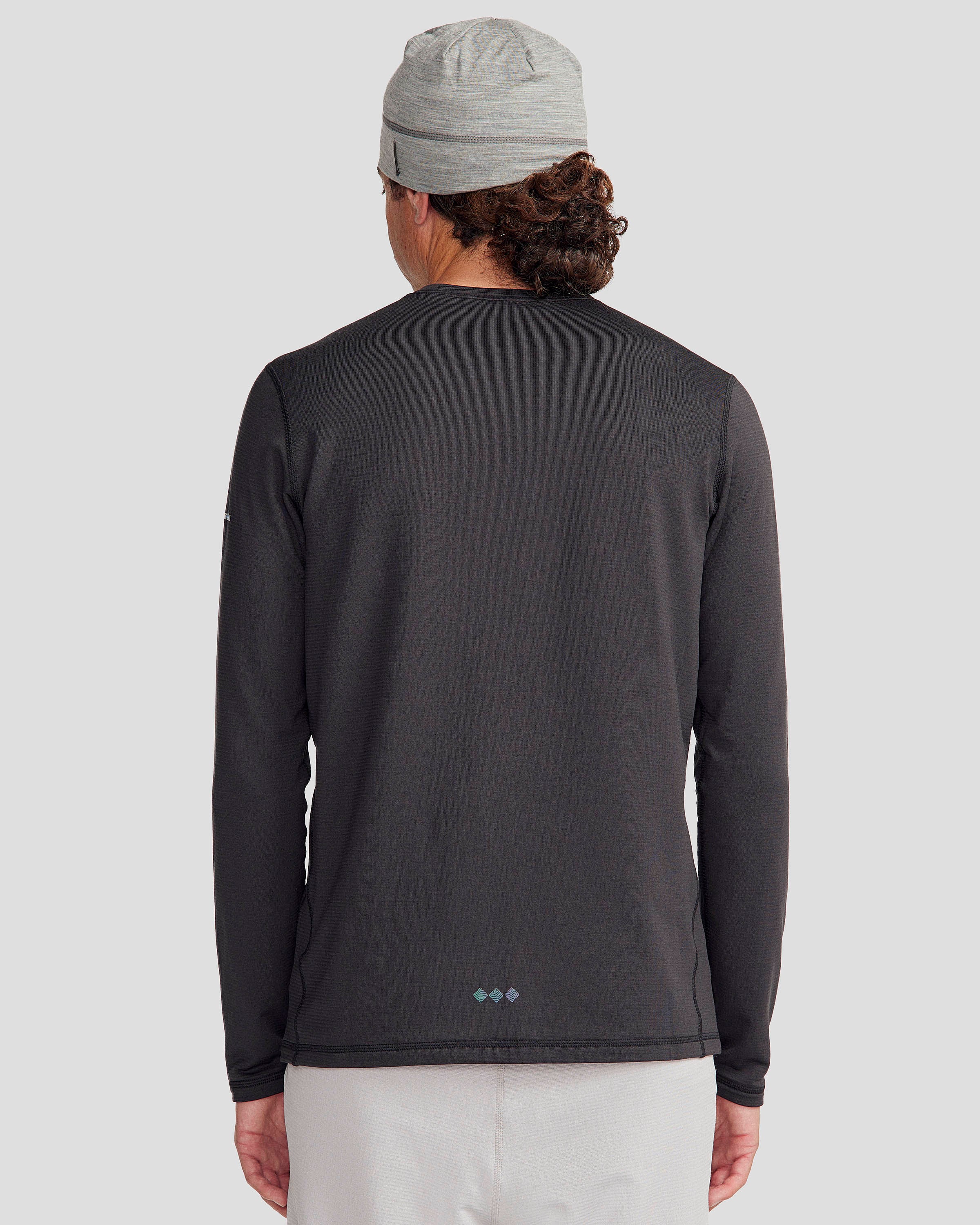 Men's Seeker Fleece Long Sleeve Top - Black Stingray - Image 4