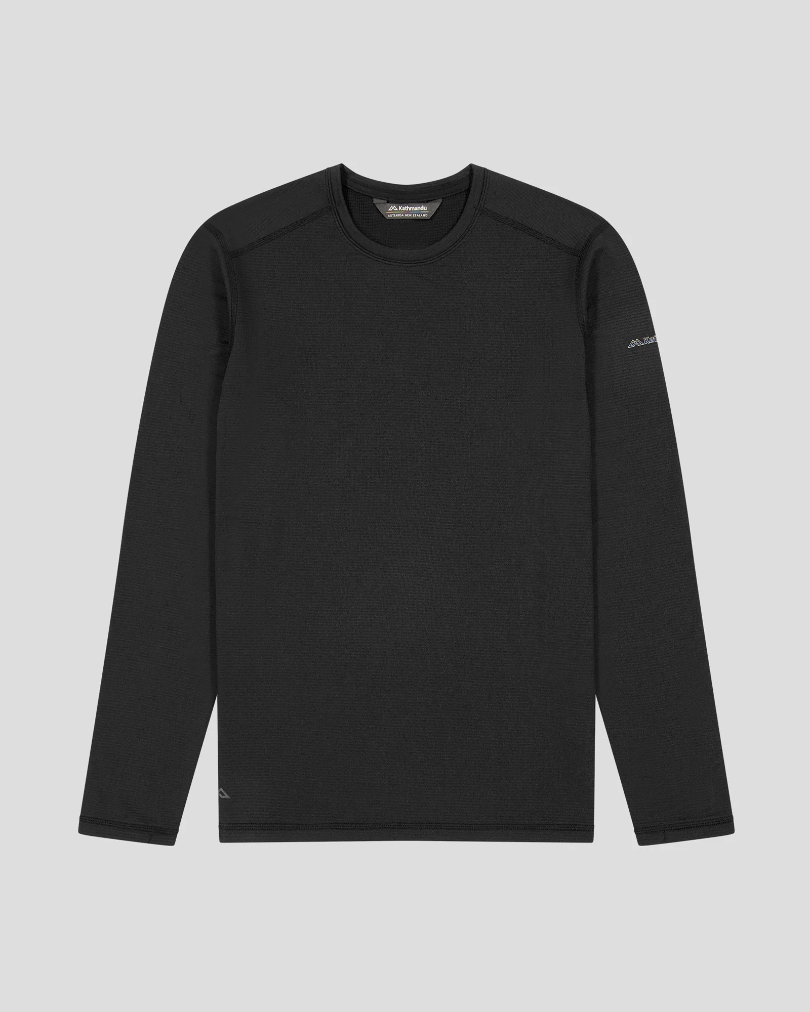 Men's Seeker Fleece Long Sleeve Top - Black Stingray - Image 6