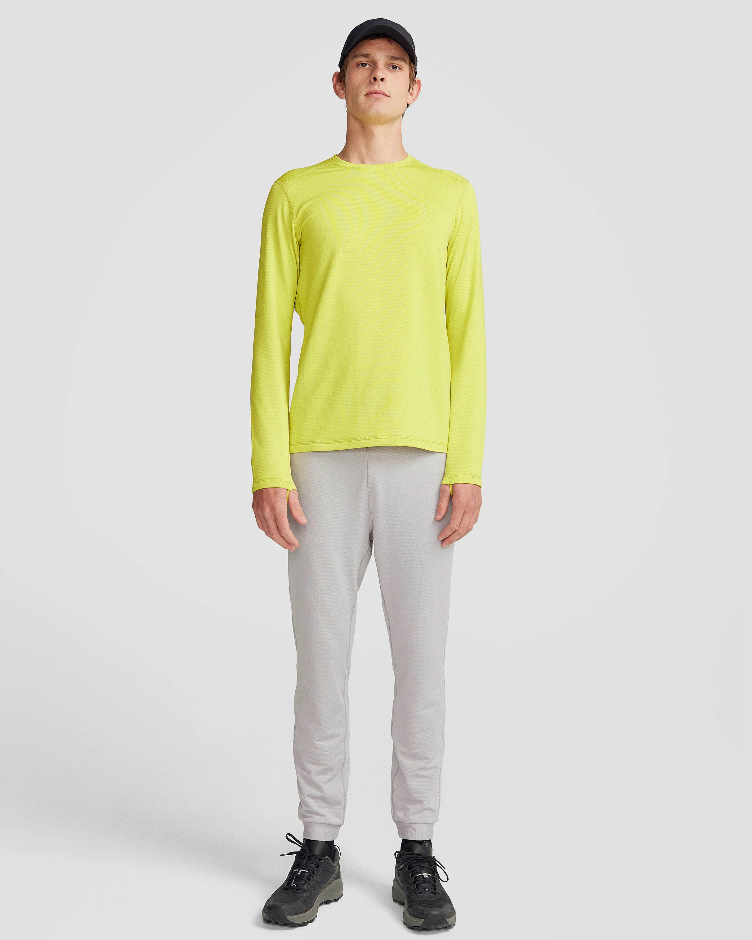 Men's Seeker Fleece Long Sleeve Top - Bright Moss - Image 2