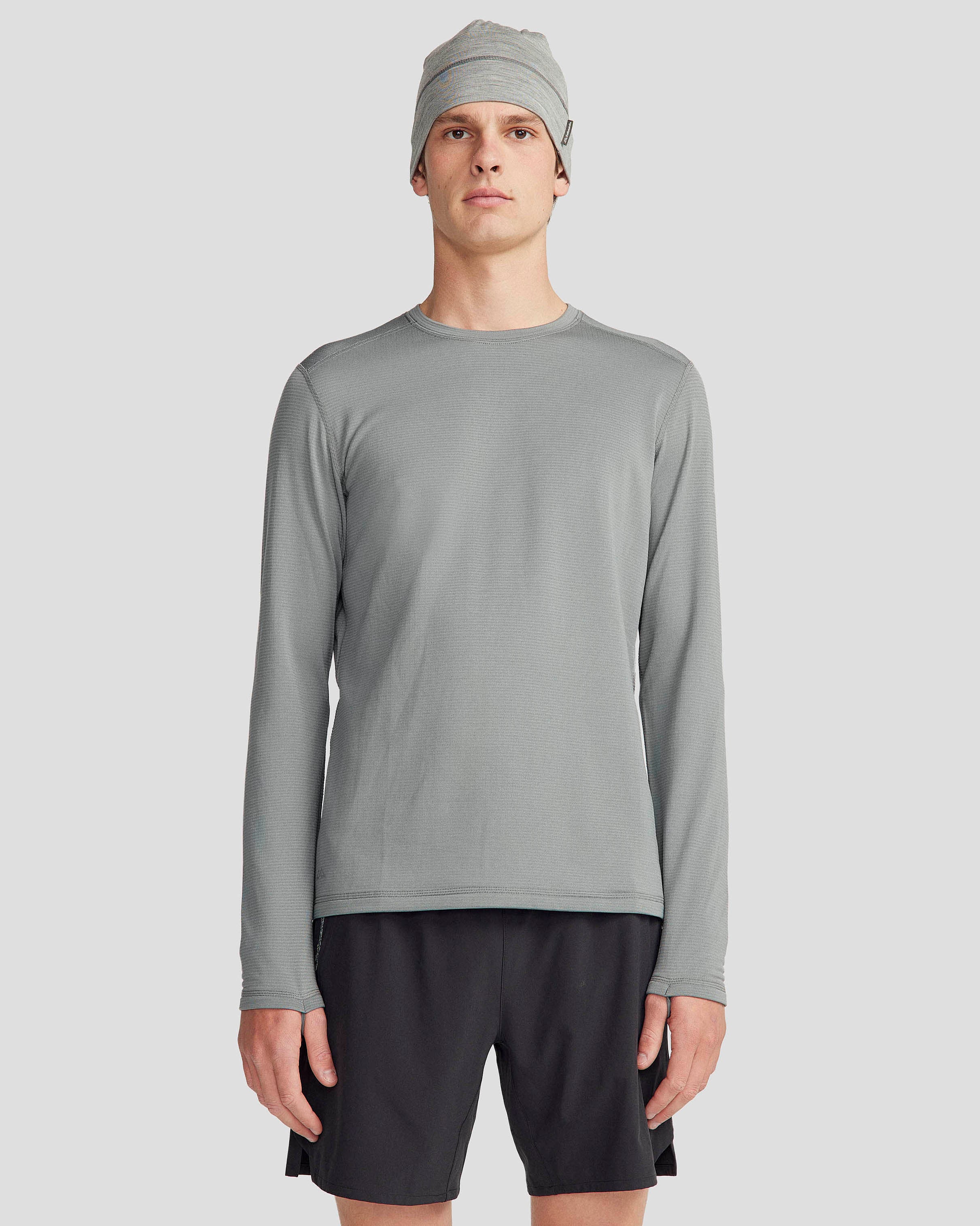 Men's Seeker Fleece Long Sleeve Top - Moon - Image 2