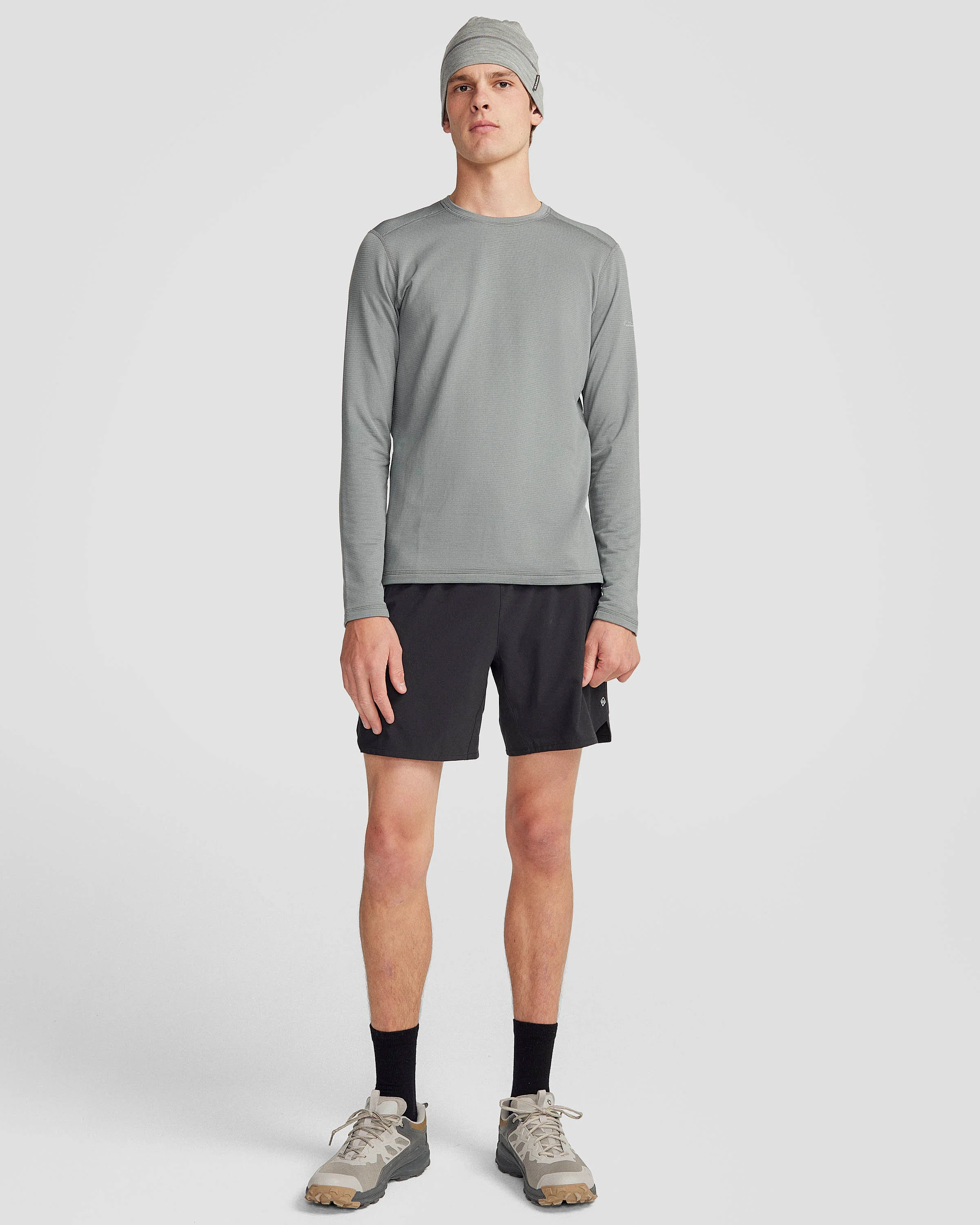 Men's Seeker Fleece Long Sleeve Top - Moon - Image 3