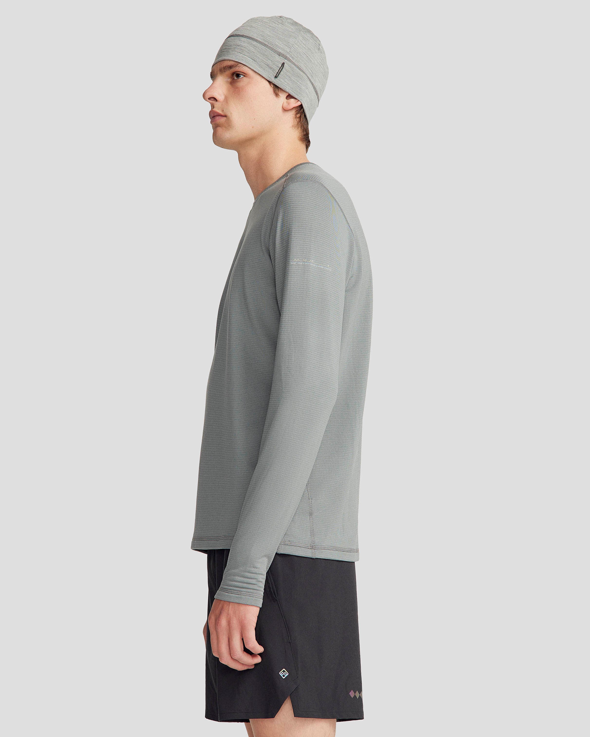 Men's Seeker Fleece Long Sleeve Top - Moon - Image 6