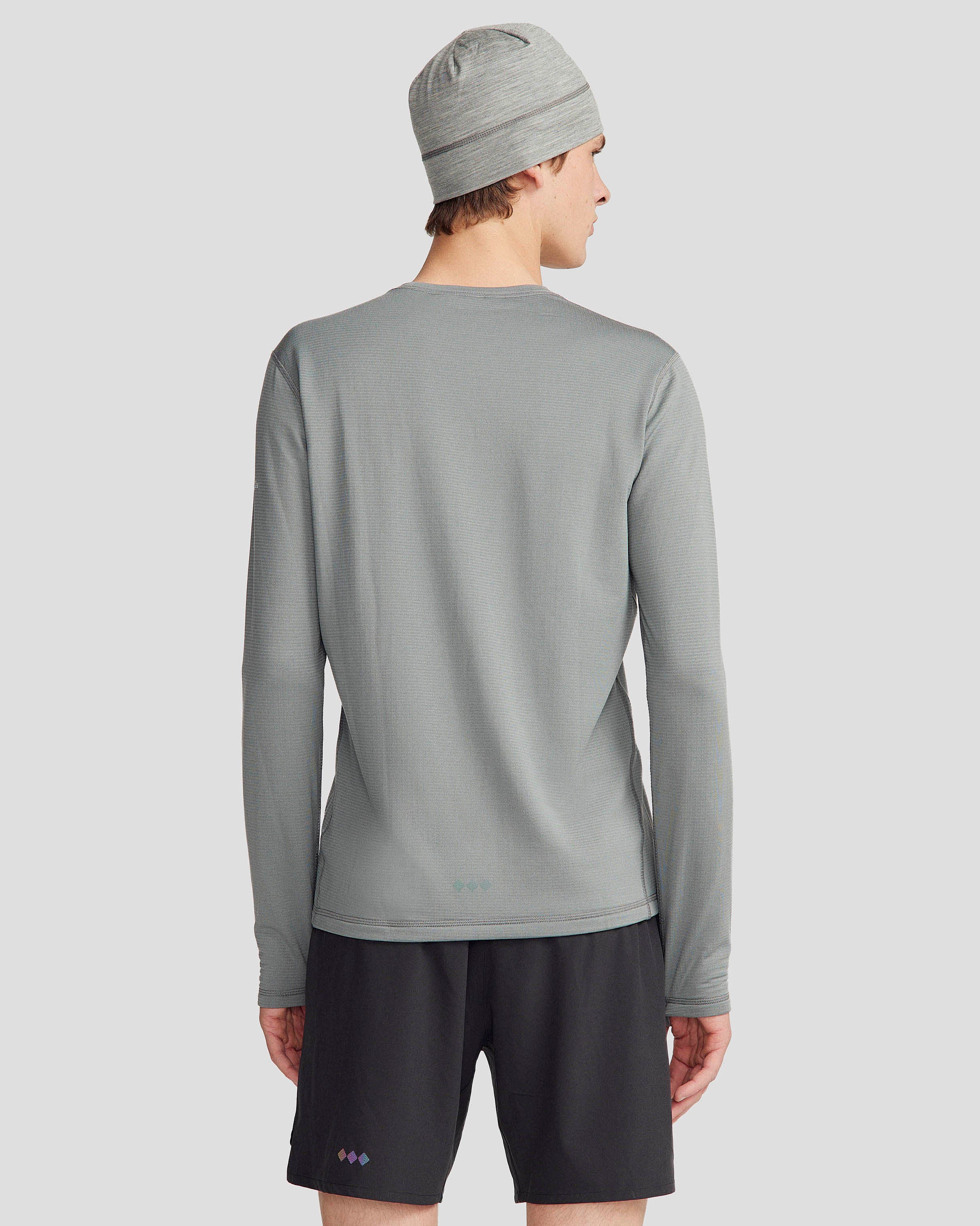 Men's Seeker Fleece Long Sleeve Top - Moon - Image 7