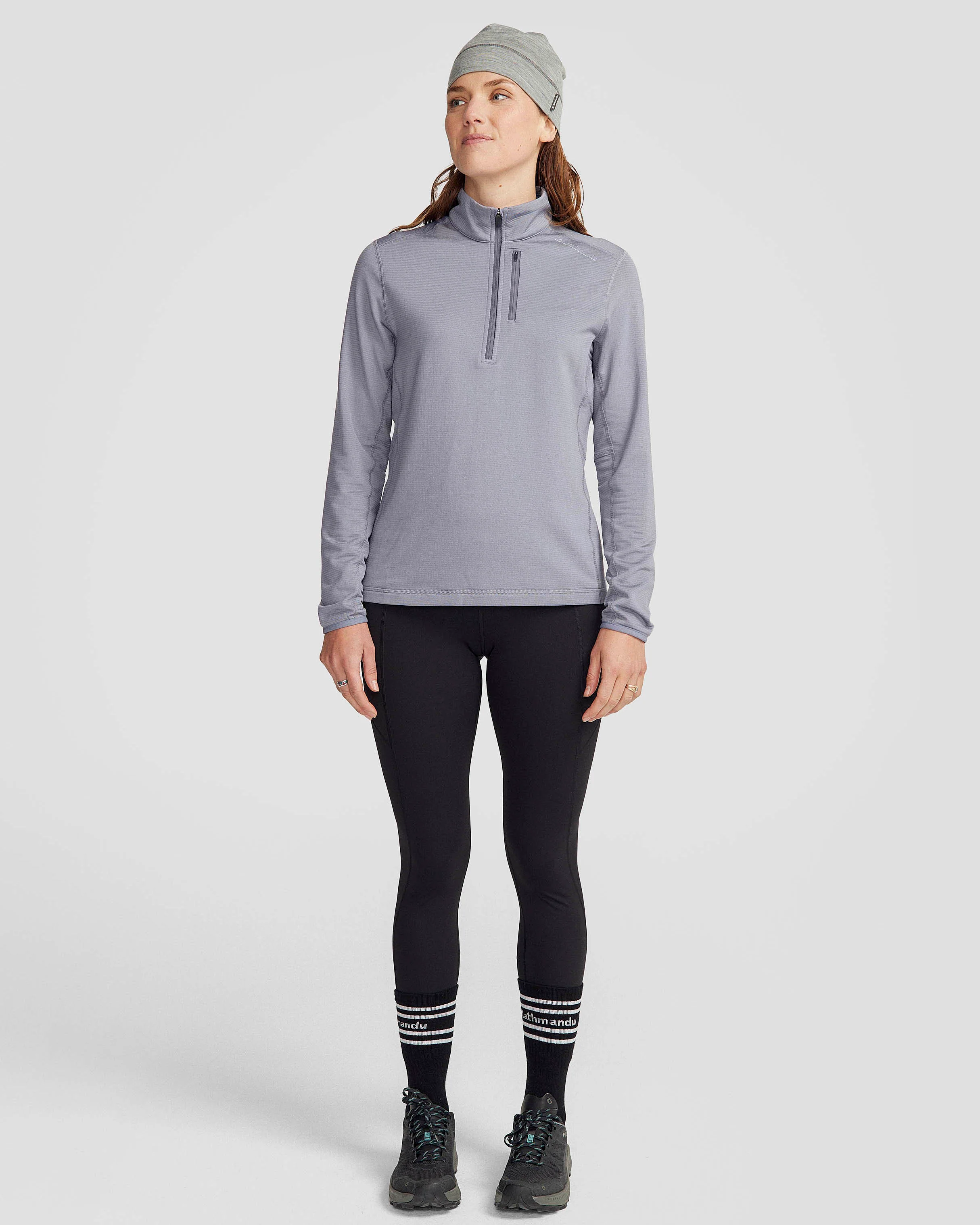 Women's Seeker Fleece ¼ Zip Pullover - Dark Haze - Image 2