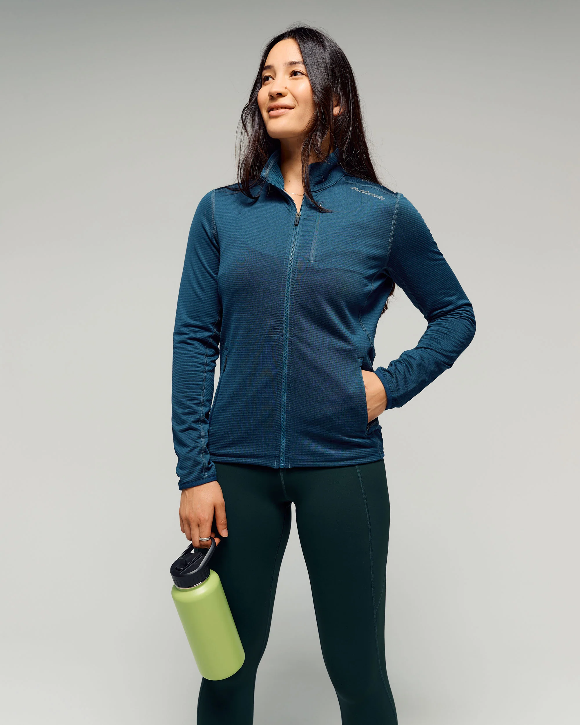 Women's Seeker Fleece Jacket - Deep Lagoon - Image 3
