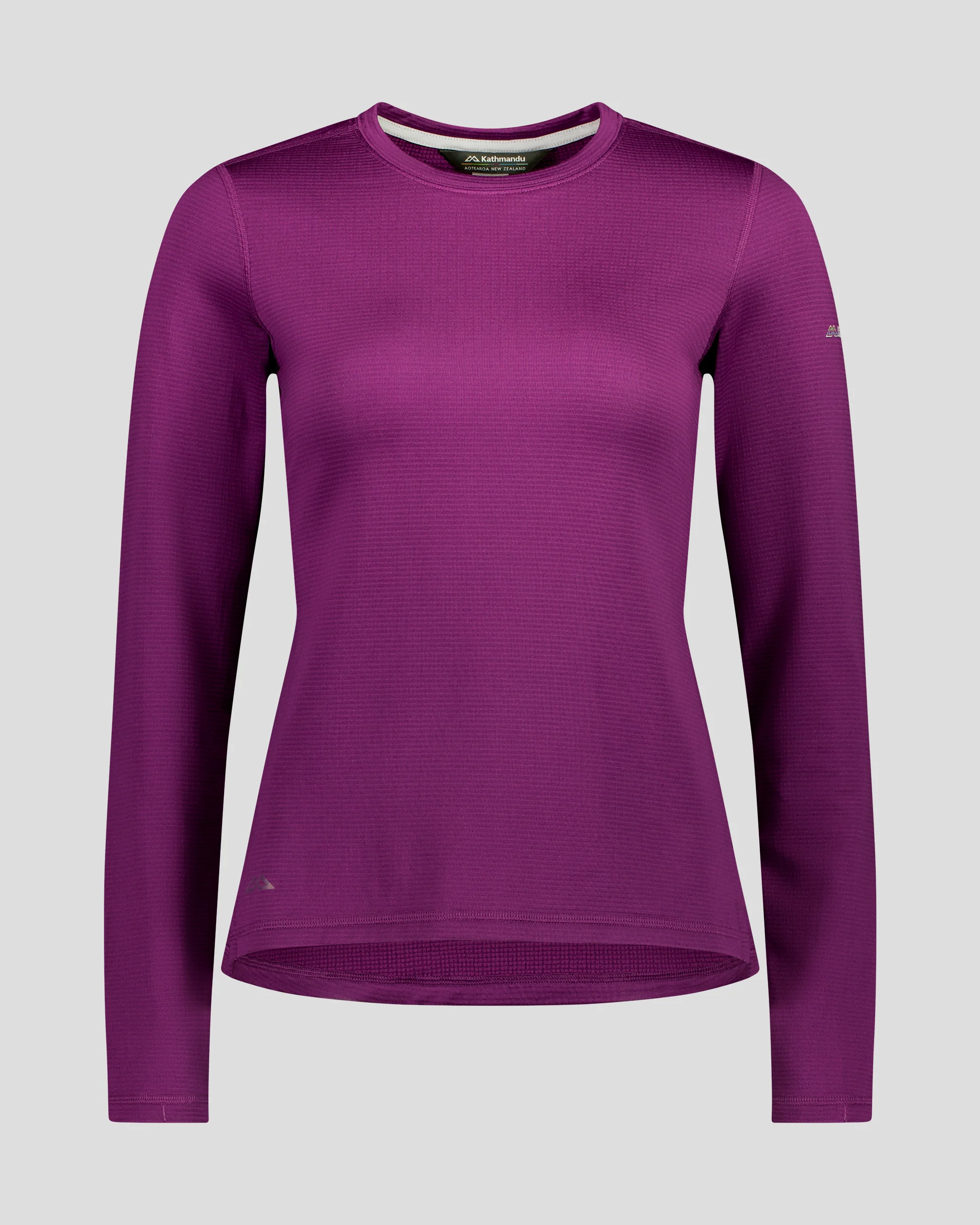 Women's Seeker Fleece Long Sleeve Top - Berry - Image 4
