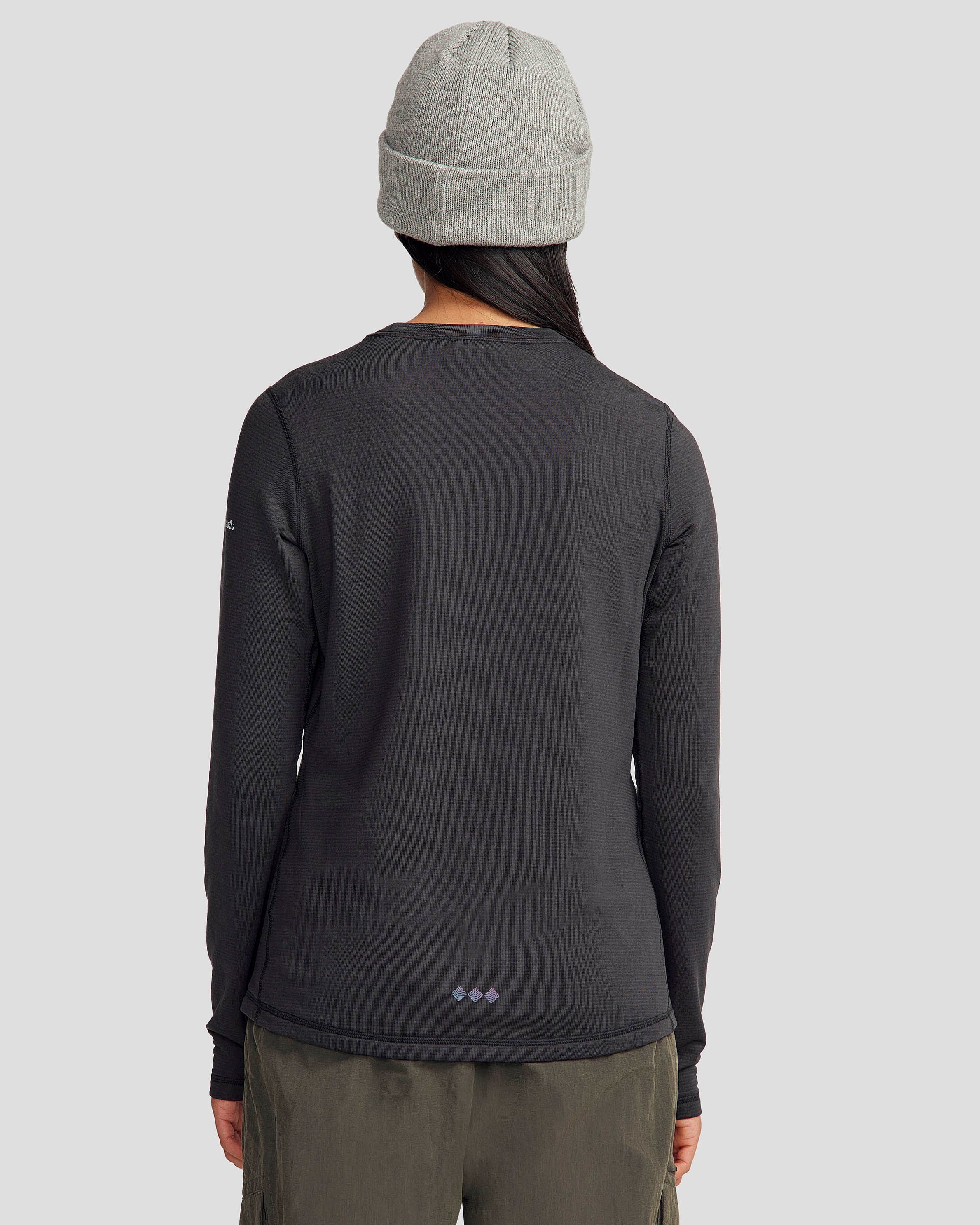 Women's Seeker Fleece Long Sleeve Top - Black Stingray - Image 4