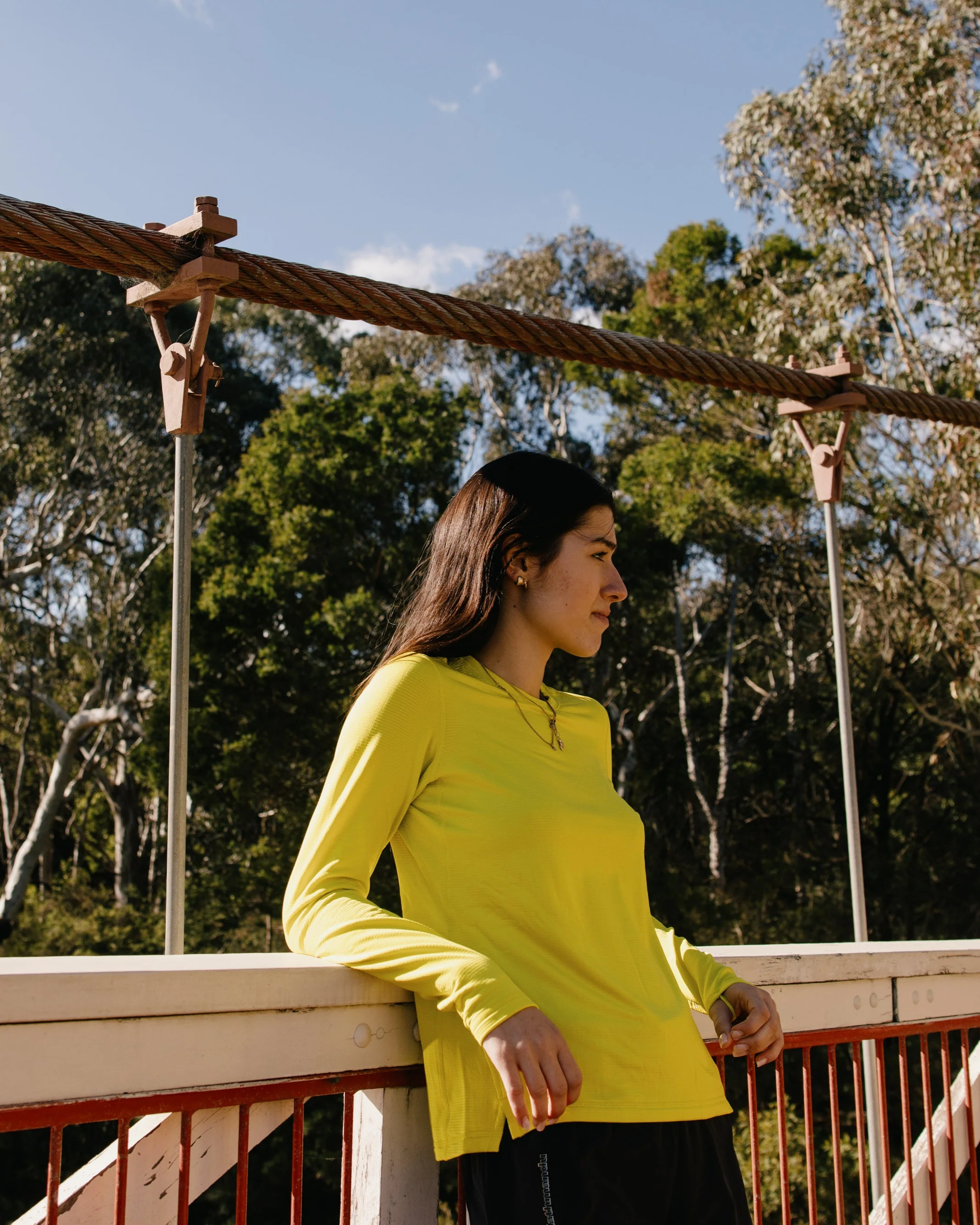 Women's Seeker Fleece Long Sleeve Top - Bright Moss - Image 5