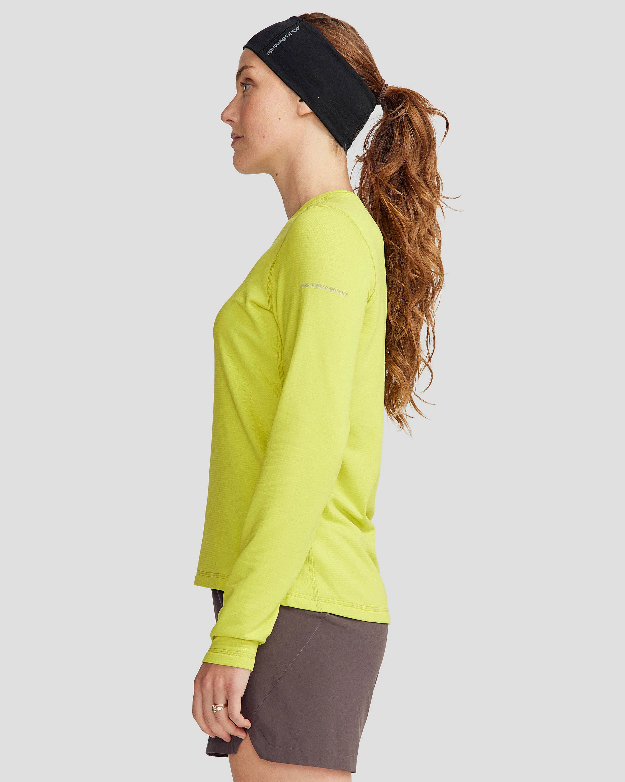Women's Seeker Fleece Long Sleeve Top - Bright Moss - Image 6