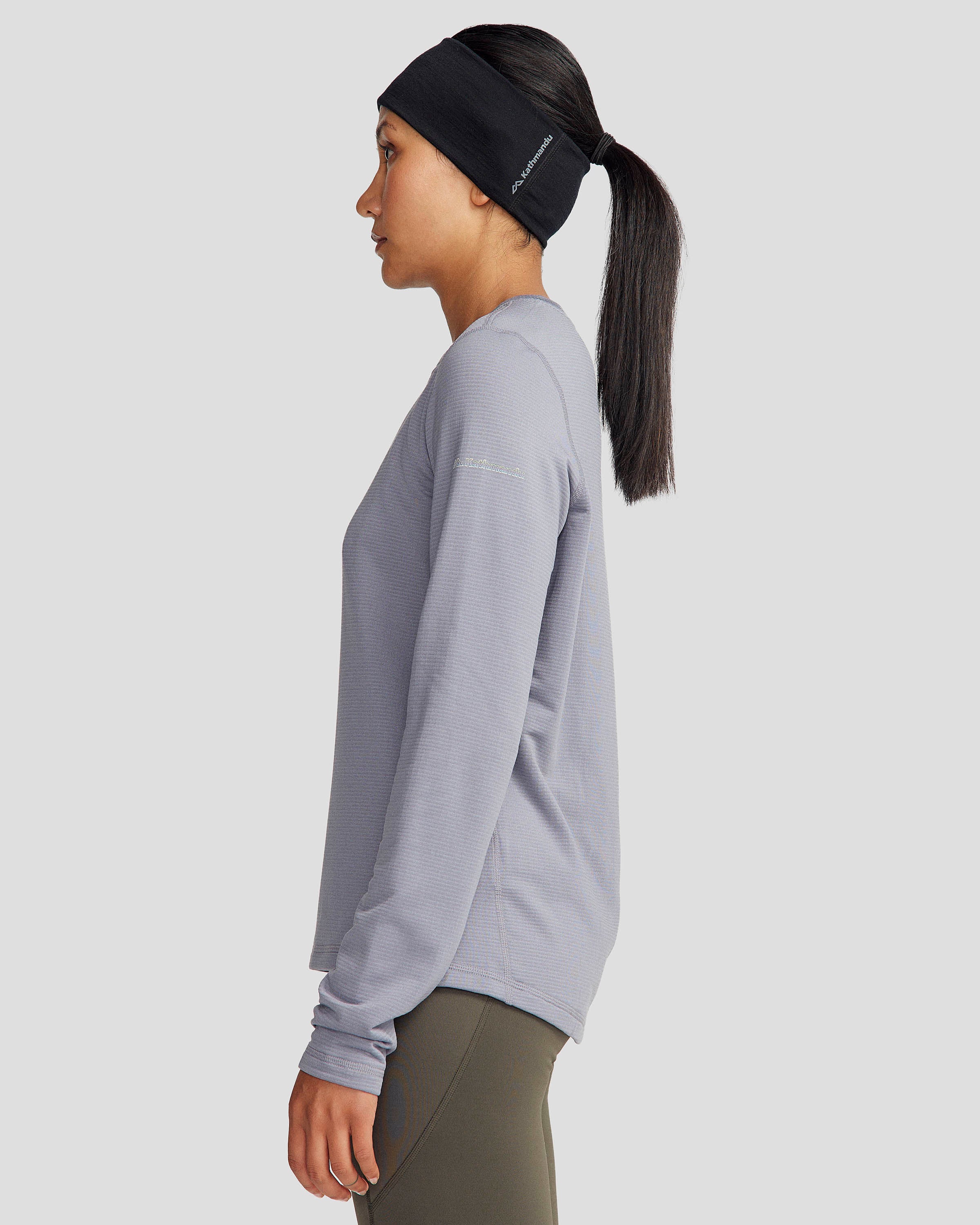 Women's Seeker Fleece Long Sleeve Top - Dark Haze - Image 4