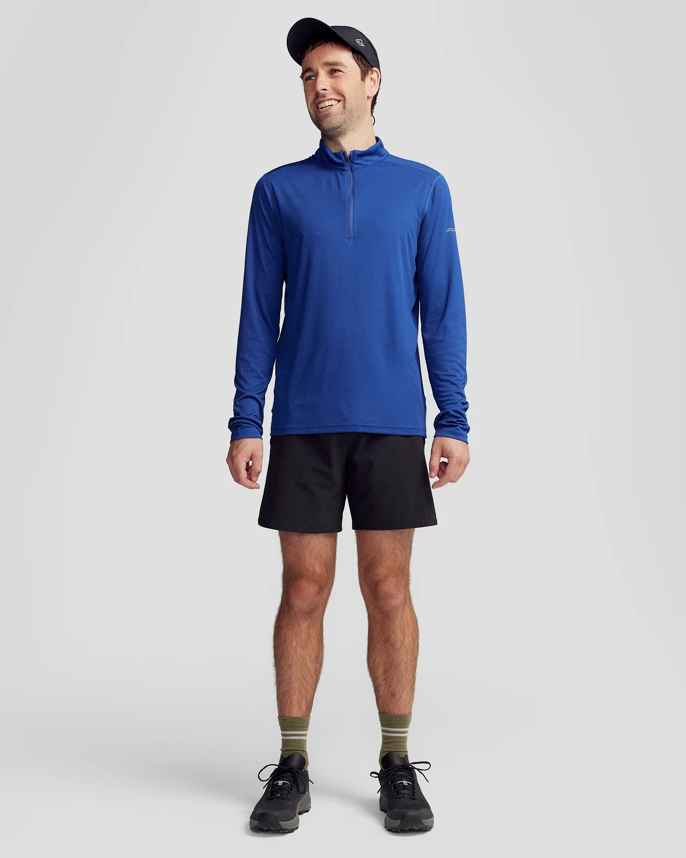 Men's Seeker Quarter Zip Top - Bright Navy - Image 2