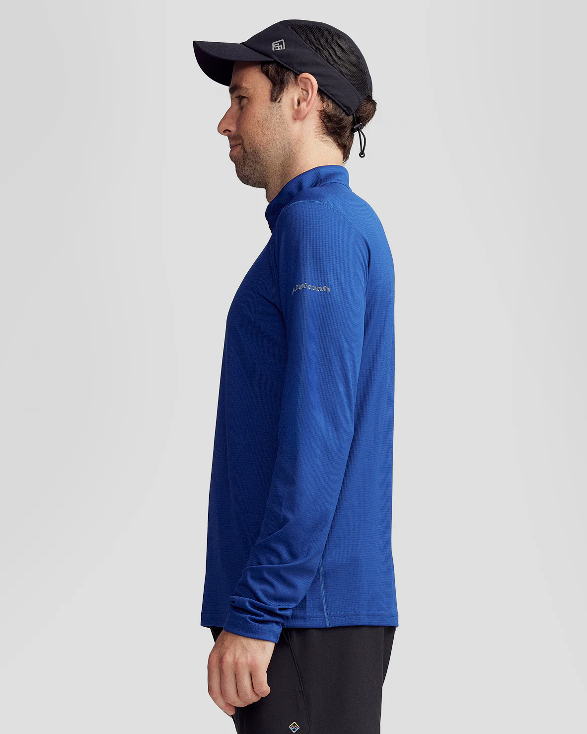 Men's Seeker Quarter Zip Top - Bright Navy - Image 3