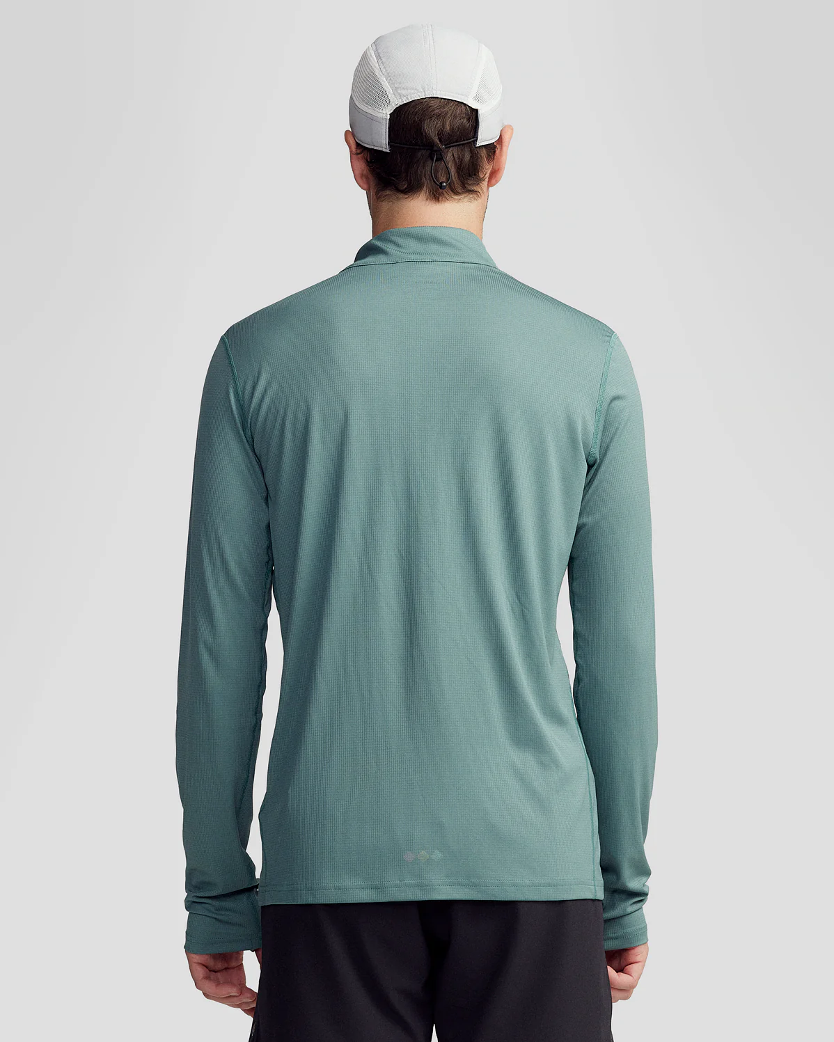 Men's Seeker Quarter Zip Top - Light Forest - Image 2