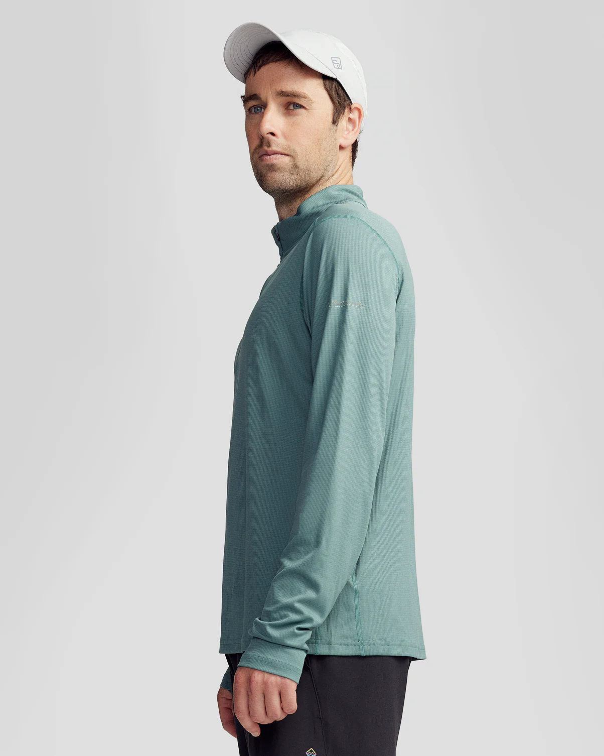 Men's Seeker Quarter Zip Top - Light Forest - Image 4