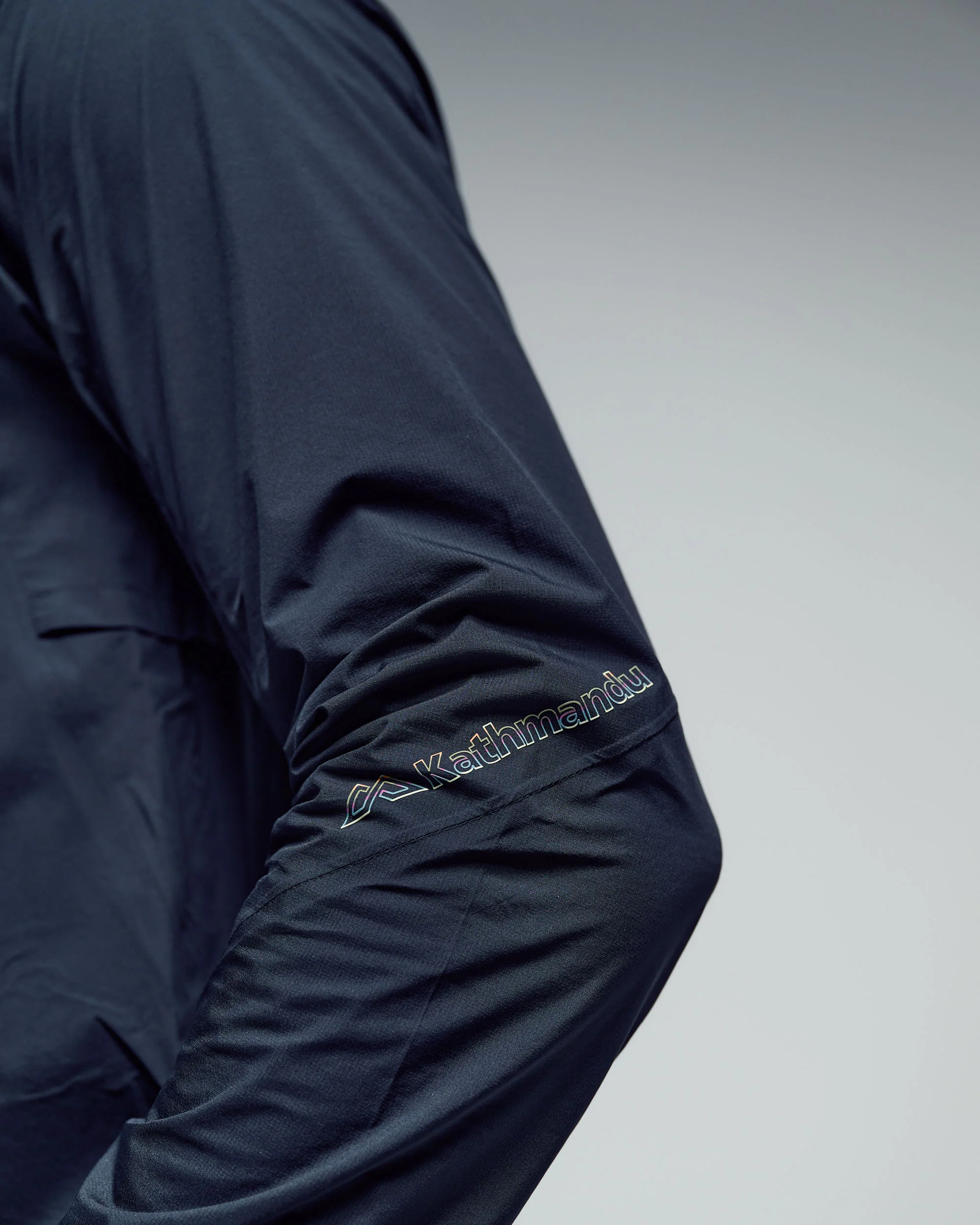 Men's Seeker 2.5L Rain Jacket - Black Stingray - Image 7