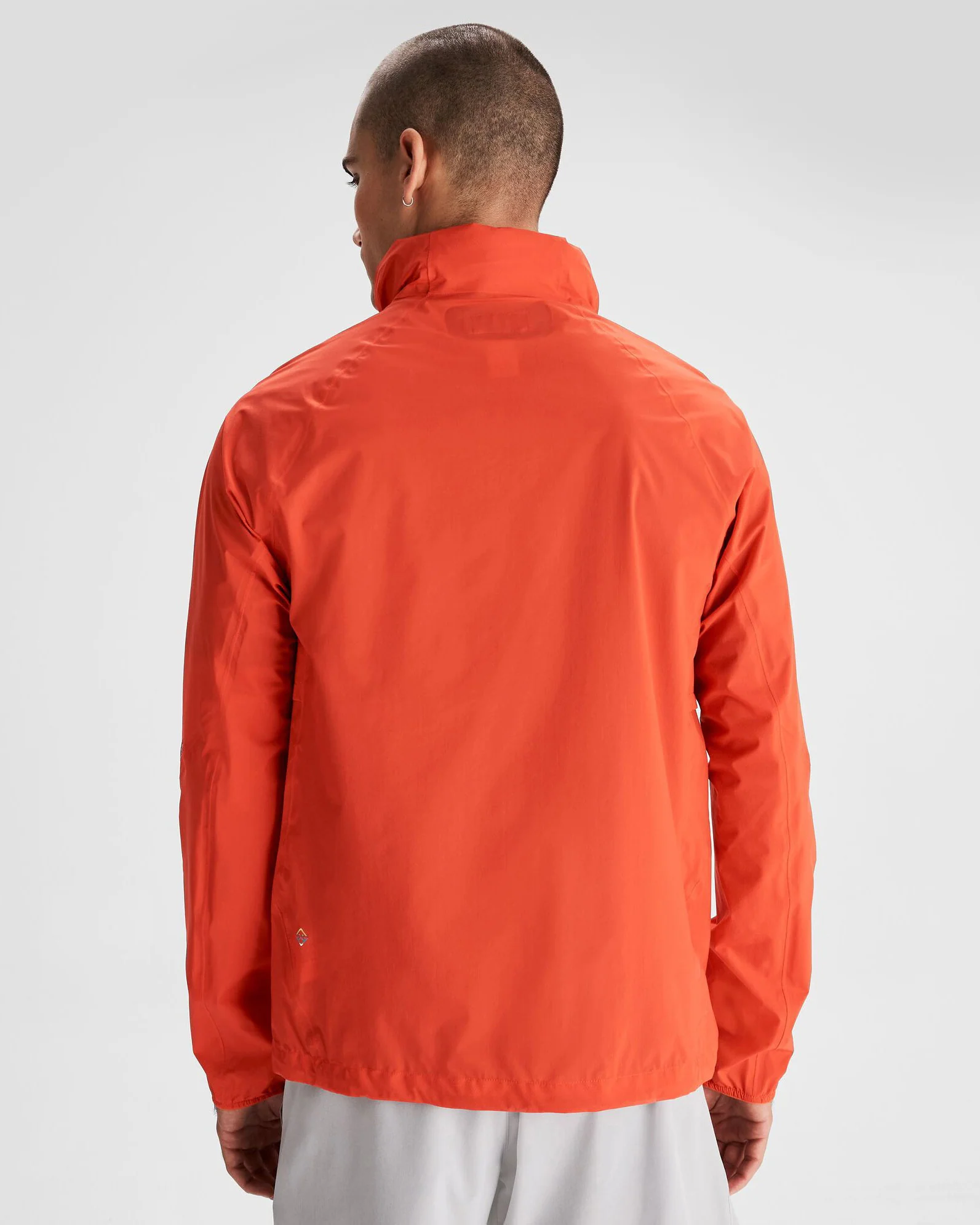 Men's Seeker 2.5L Rain Jacket - Hut Orange - Image 4