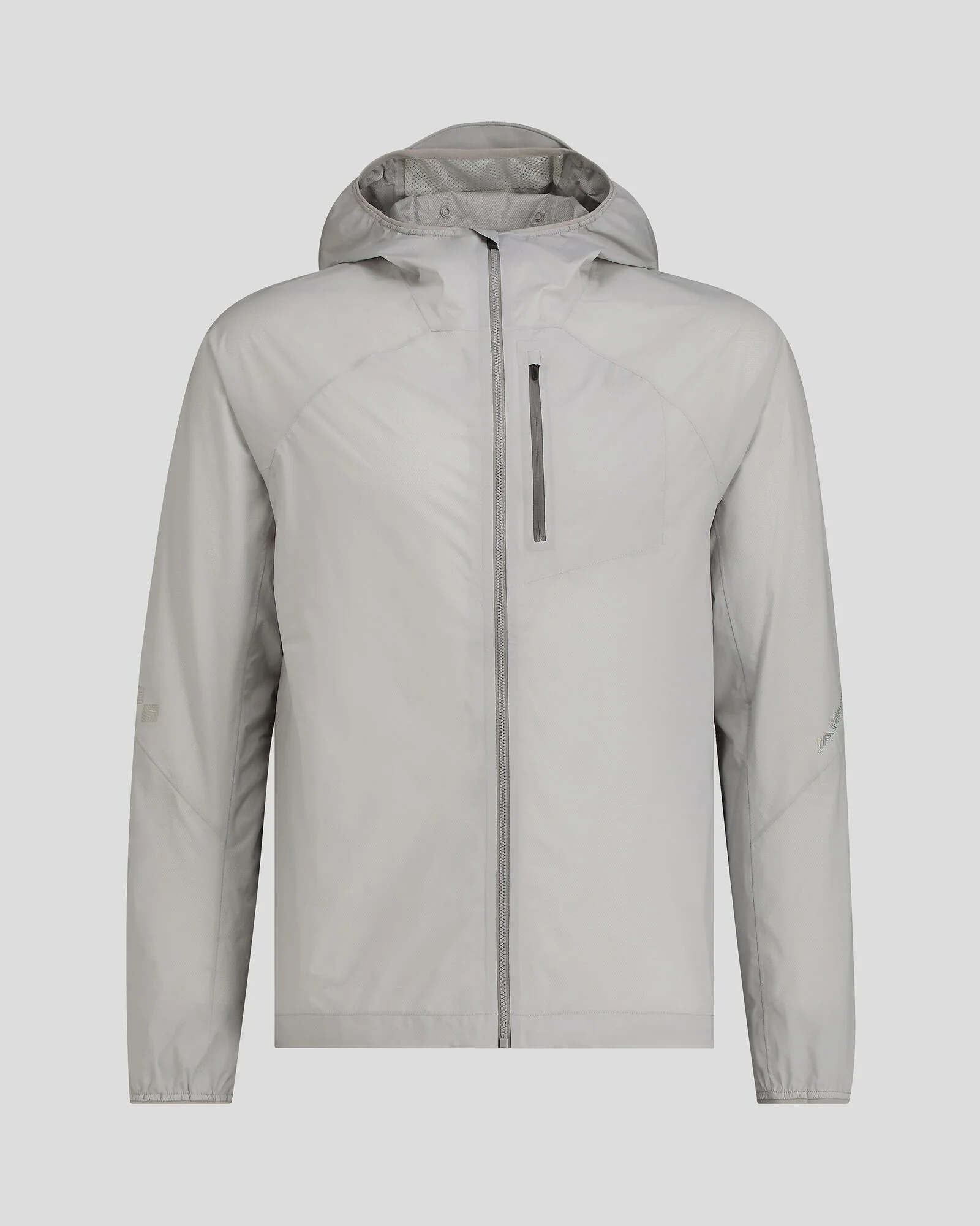 Men's Seeker 2.5L Rain Jacket - Steel Grey - Image 10