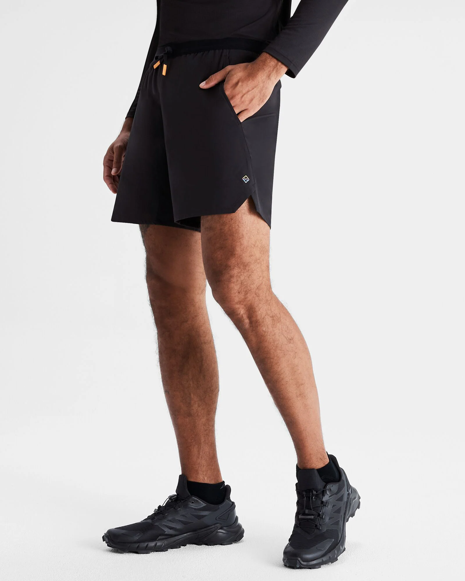 Men's Seeker 7 inch Shorts - Black Stingray - Image 3