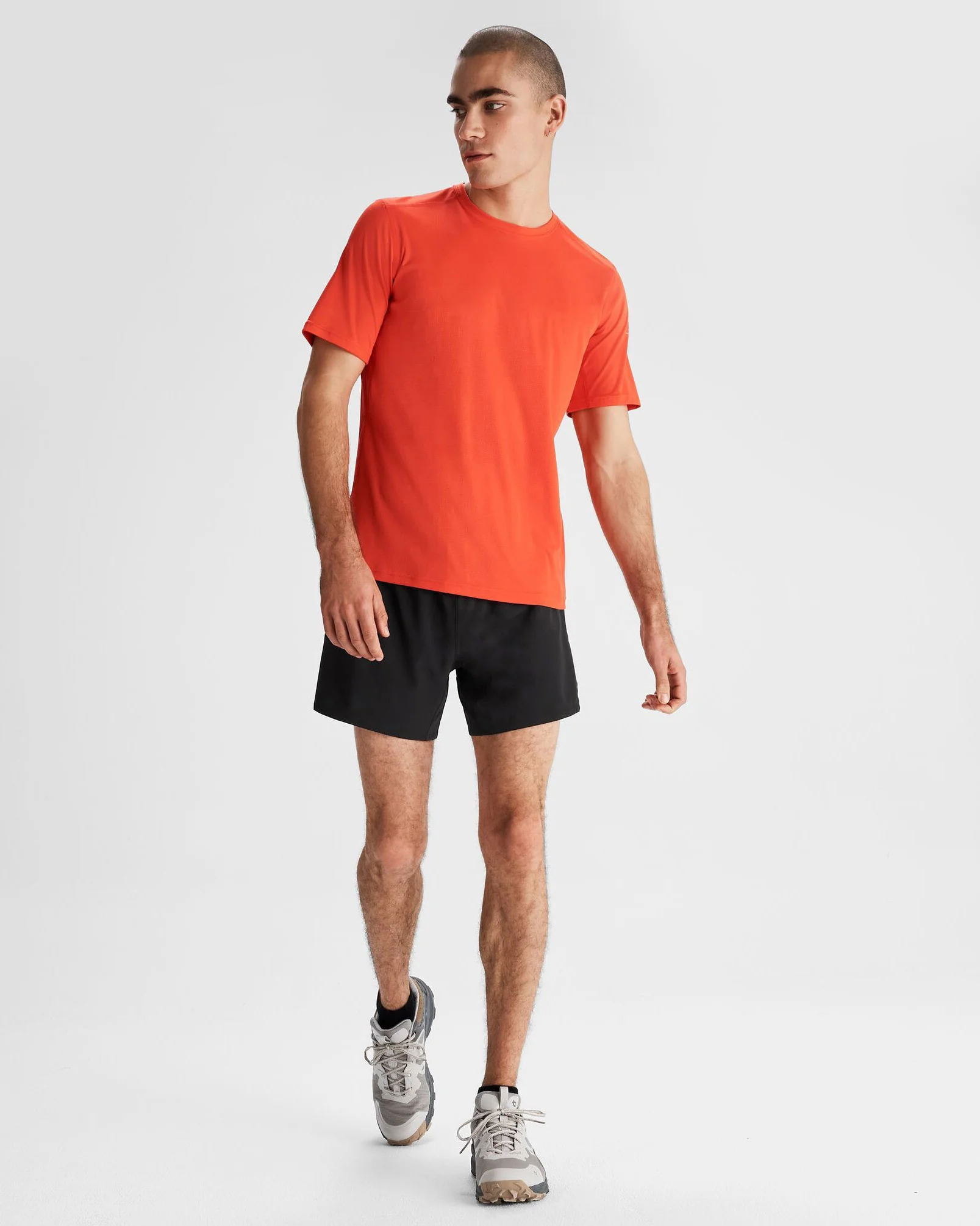 Men's Seeker Lined 5 inch Shorts - Black Stingray - Image 2
