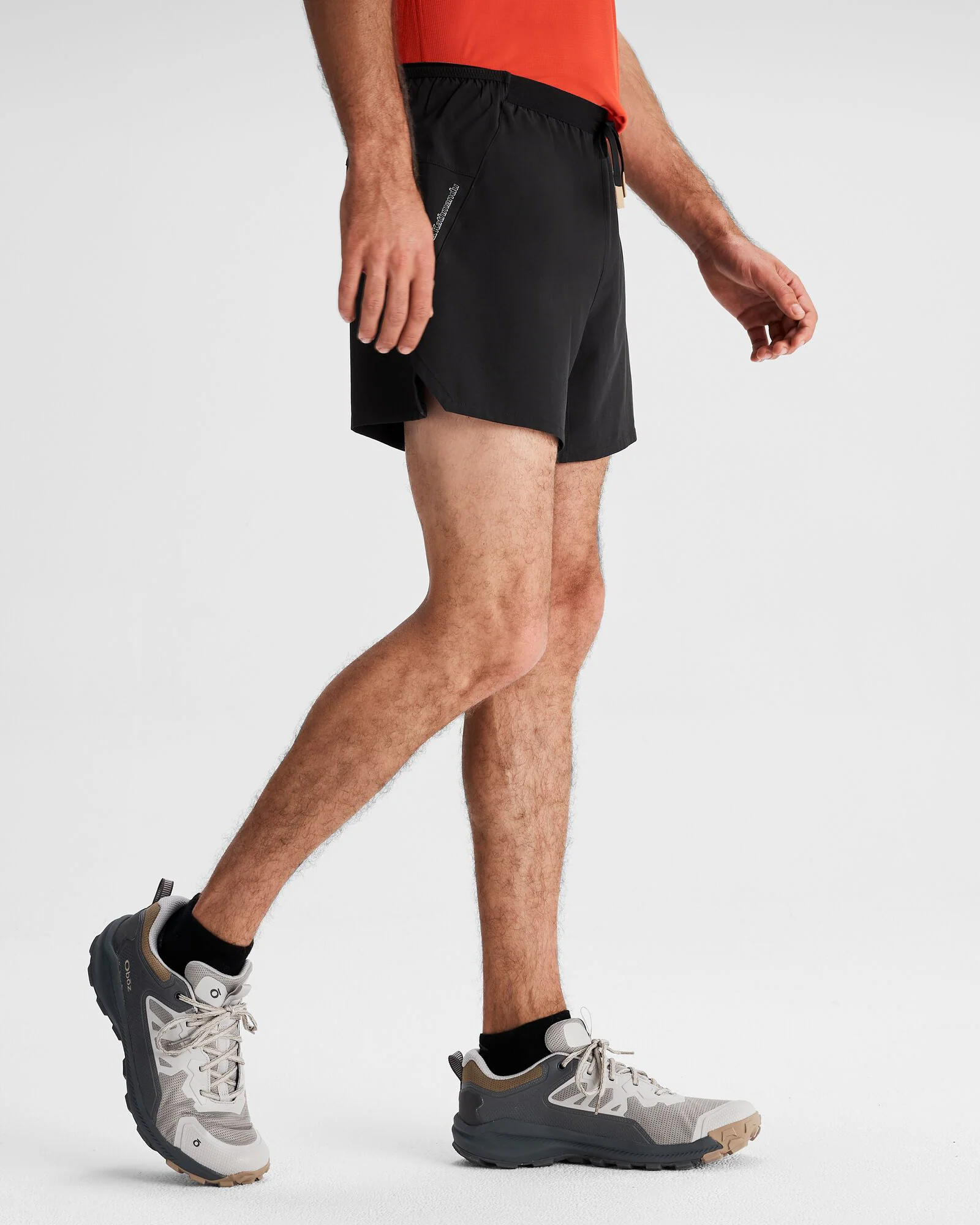 Men's Seeker Lined 5 inch Shorts - Black Stingray - Image 3
