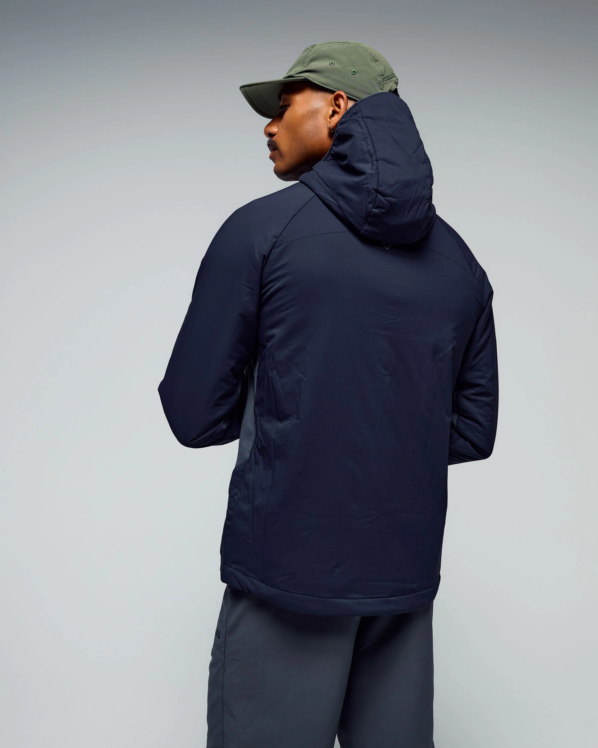 Men's Seeker PrimaLoft® Active Hooded Jacket - Black Stingray - Image 5