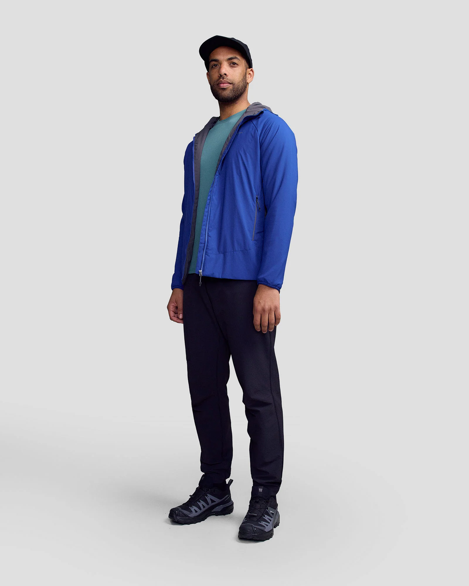 Men's Seeker Primaloft Active Hooded Jacket - Bright Navy - Image 2