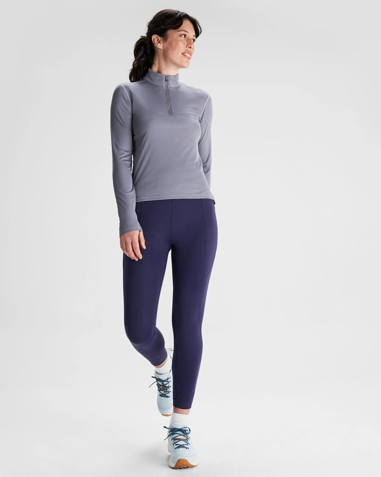 Women's Seeker Quarter Zip Top - Dark Haze - Image 2