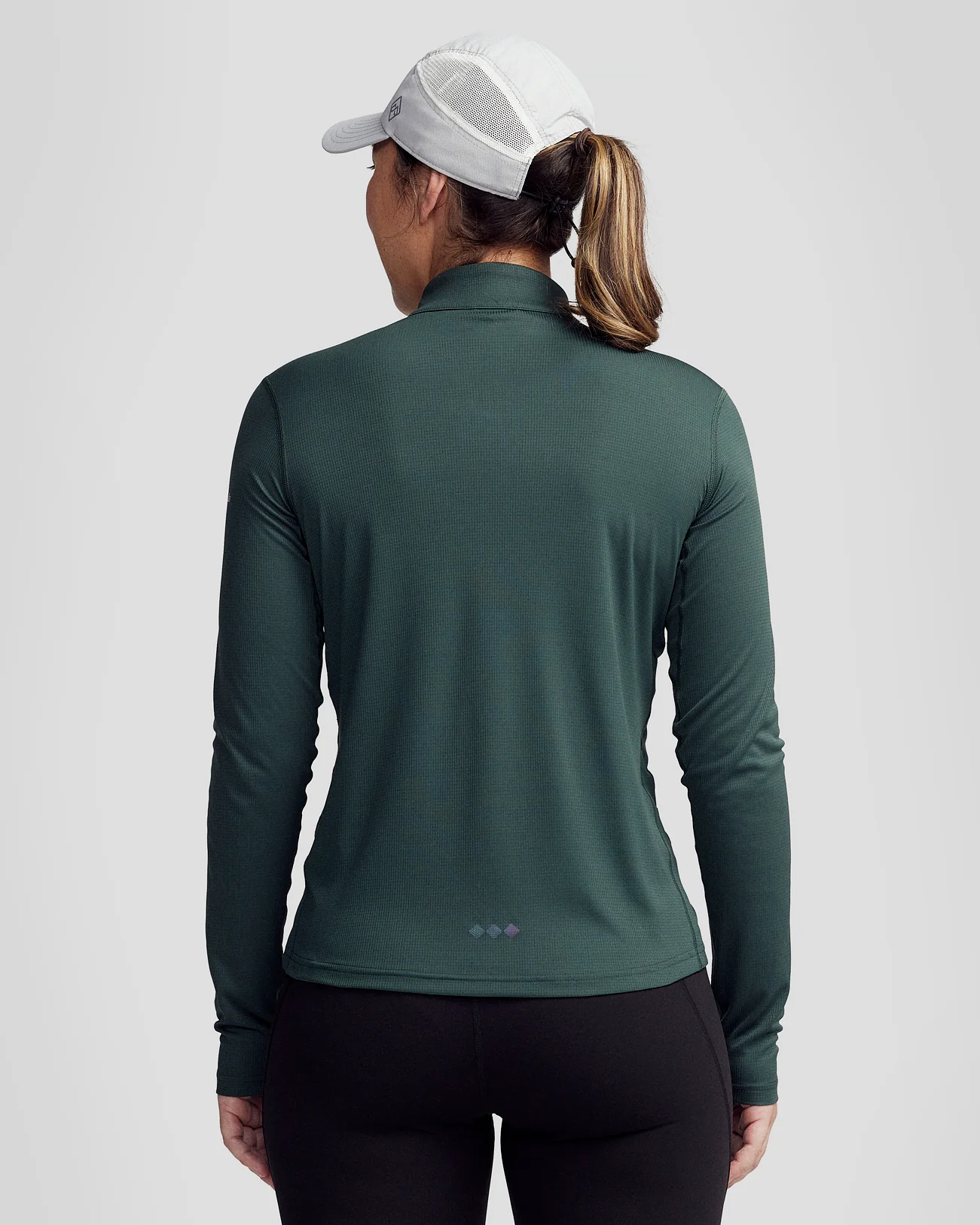 Women's Seeker Quarter Zip Top - Deep Forest - Image 4
