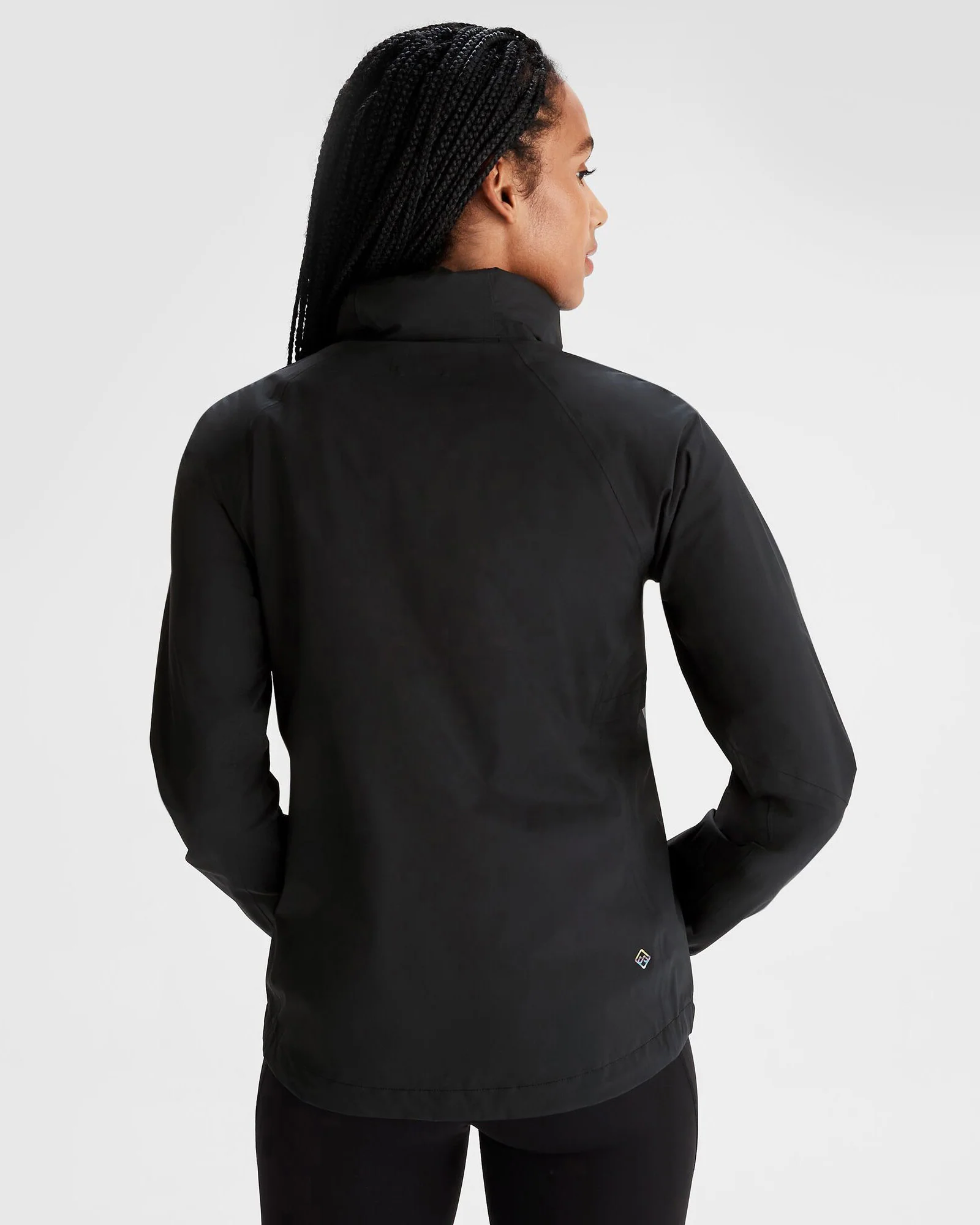 Women's Seeker 2.5L Rain Jacket - Black Stingray - Image 4