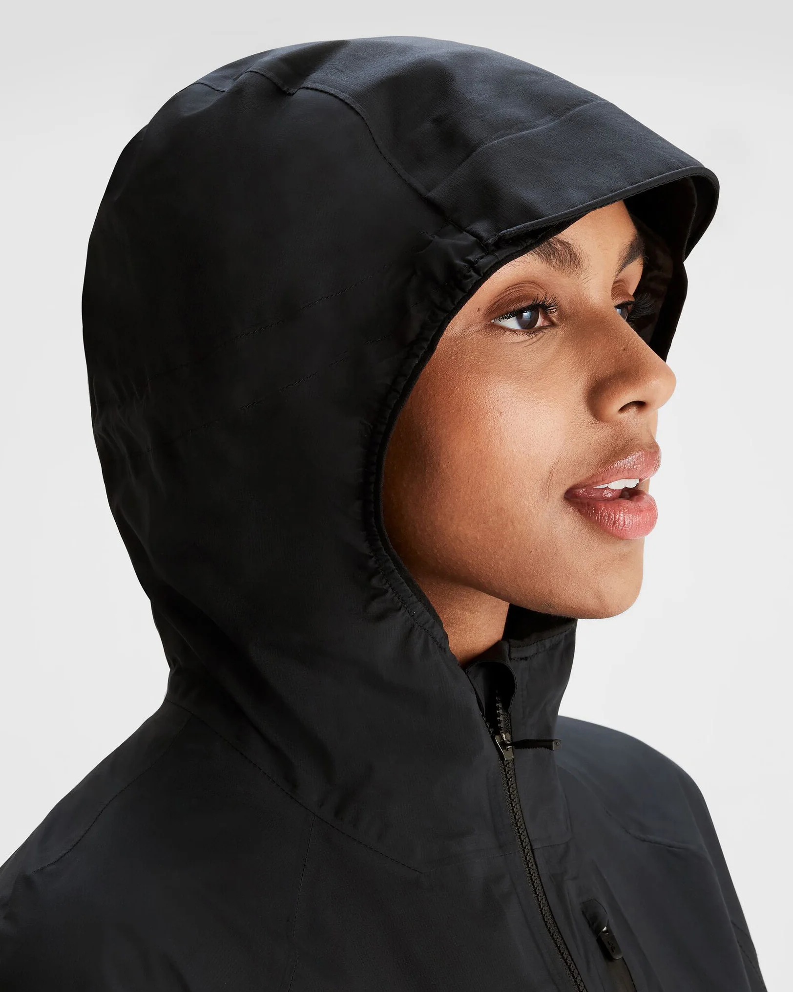 Women's Seeker 2.5L Rain Jacket - Black Stingray - Image 5
