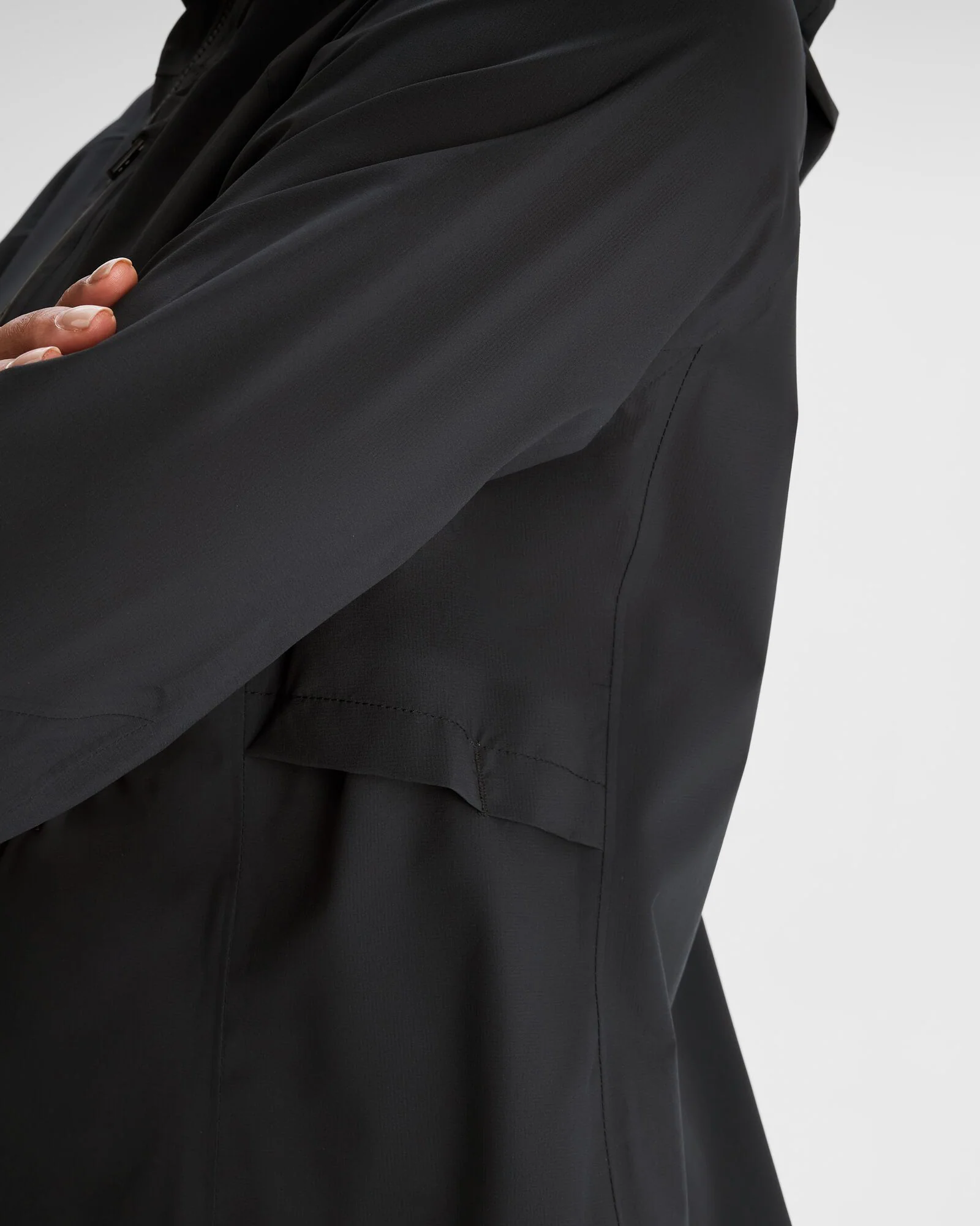 Women's Seeker 2.5L Rain Jacket - Black Stingray - Image 7