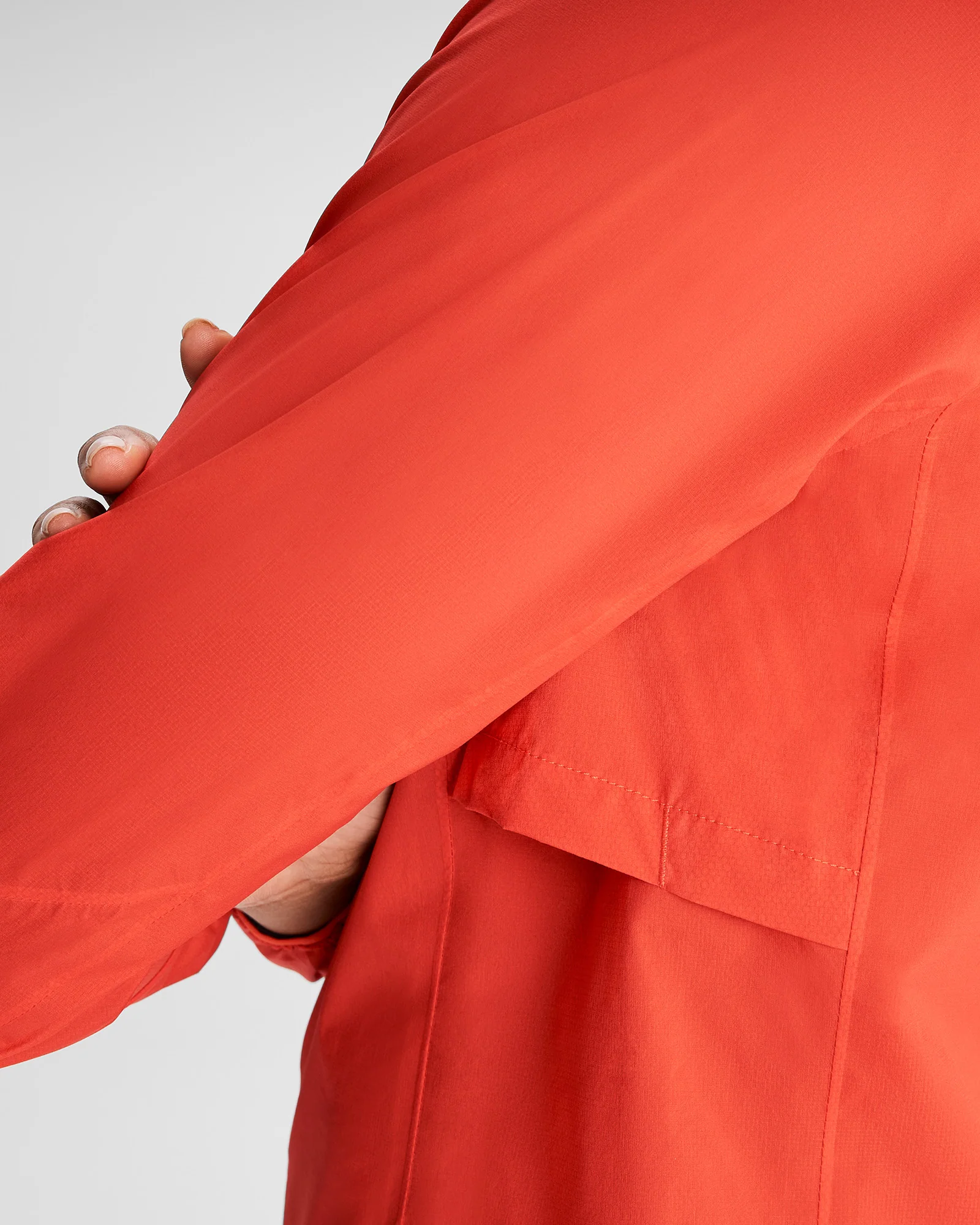 Women's Seeker 2.5L Rain Jacket - Hut Orange - Image 7