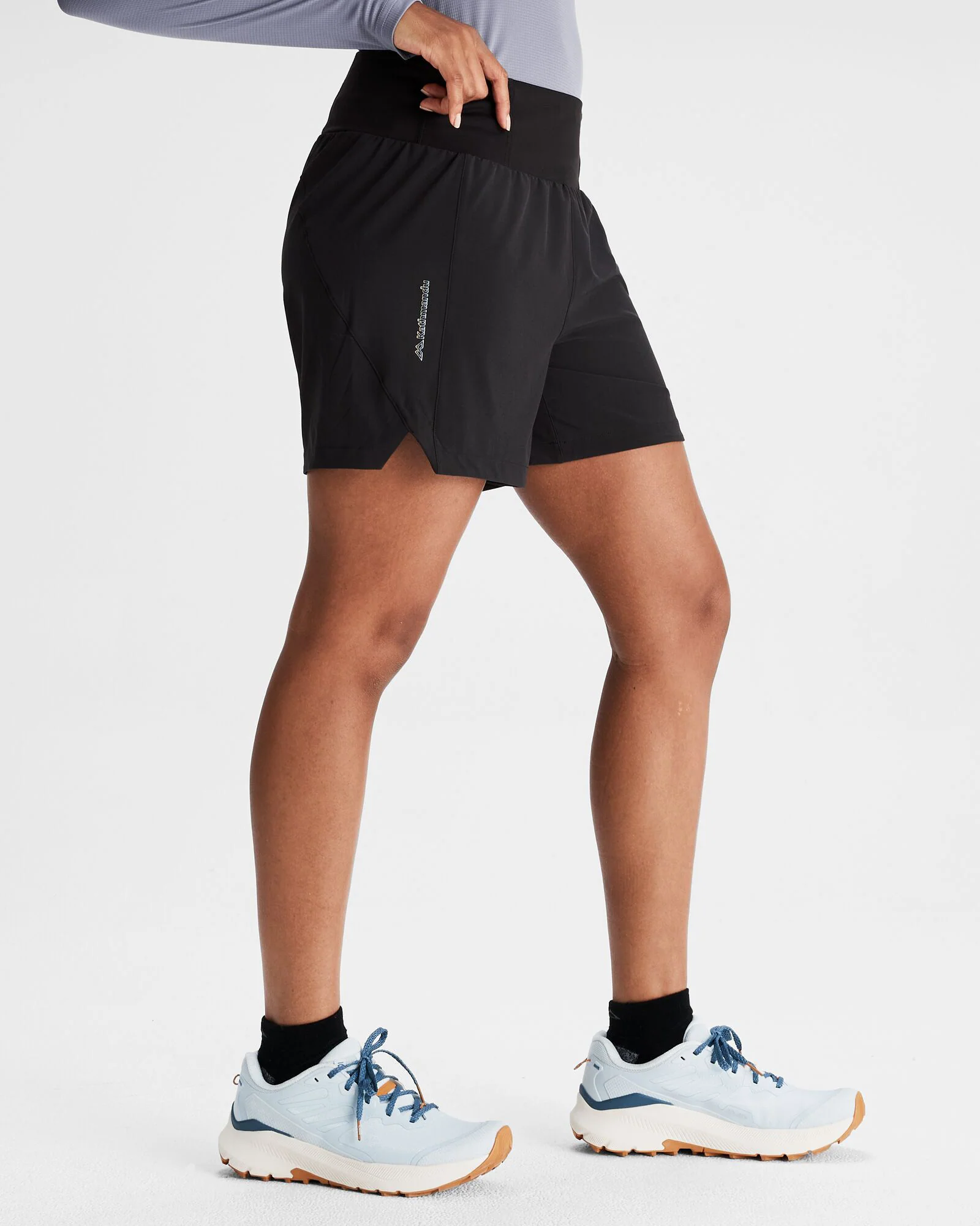 Women's Seeker 5 inch Shorts - Black Stingray - Image 3