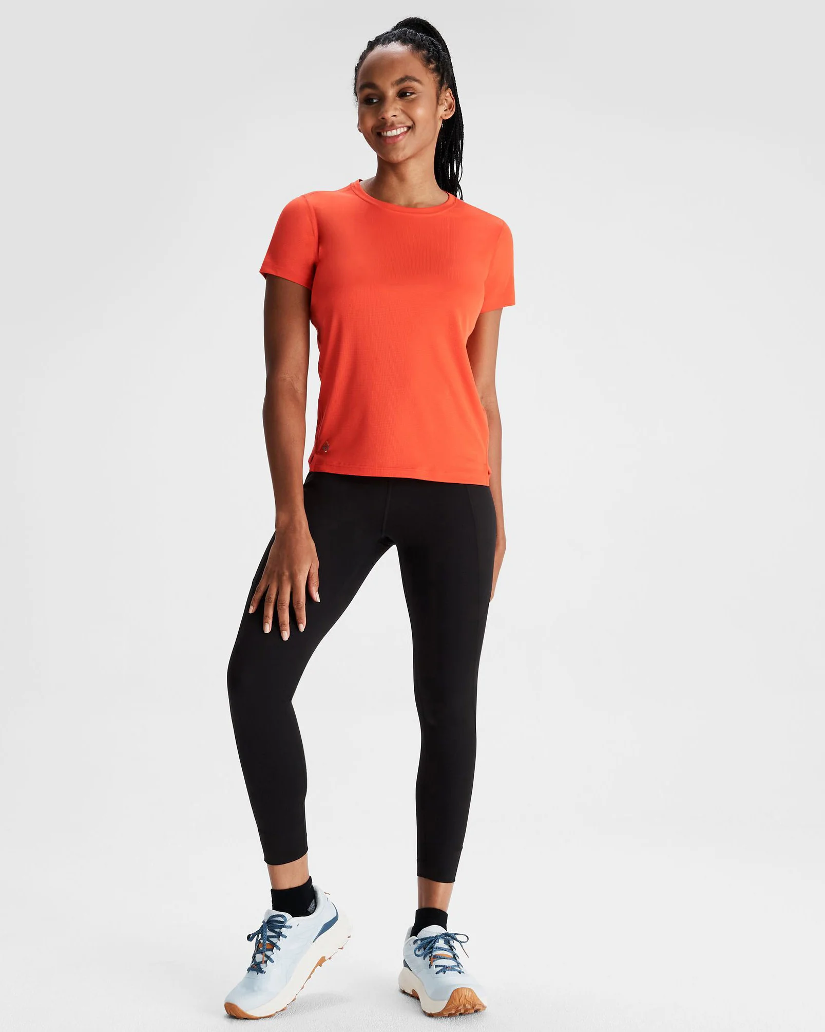 Women's Seeker 7/8 Leggings - Black Stingray - Image 2