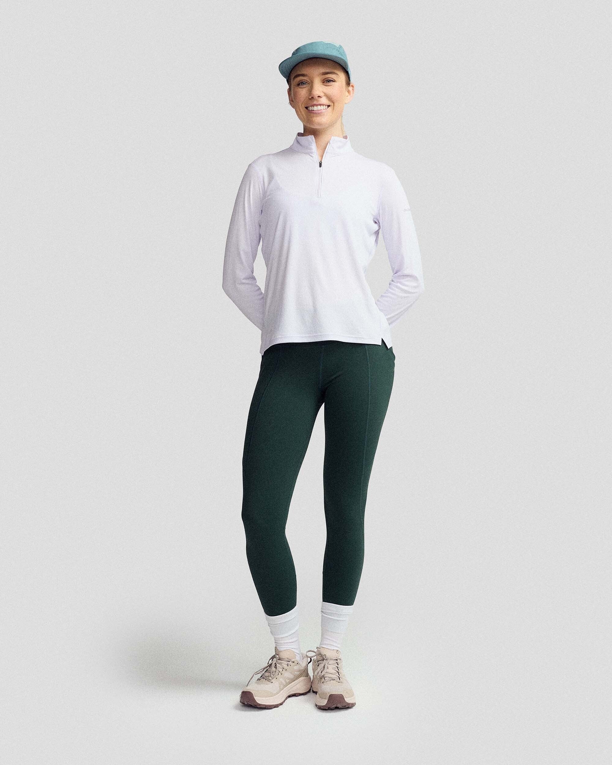 Women's Seeker 7/8 Leggings - Deep Forest - Image 2