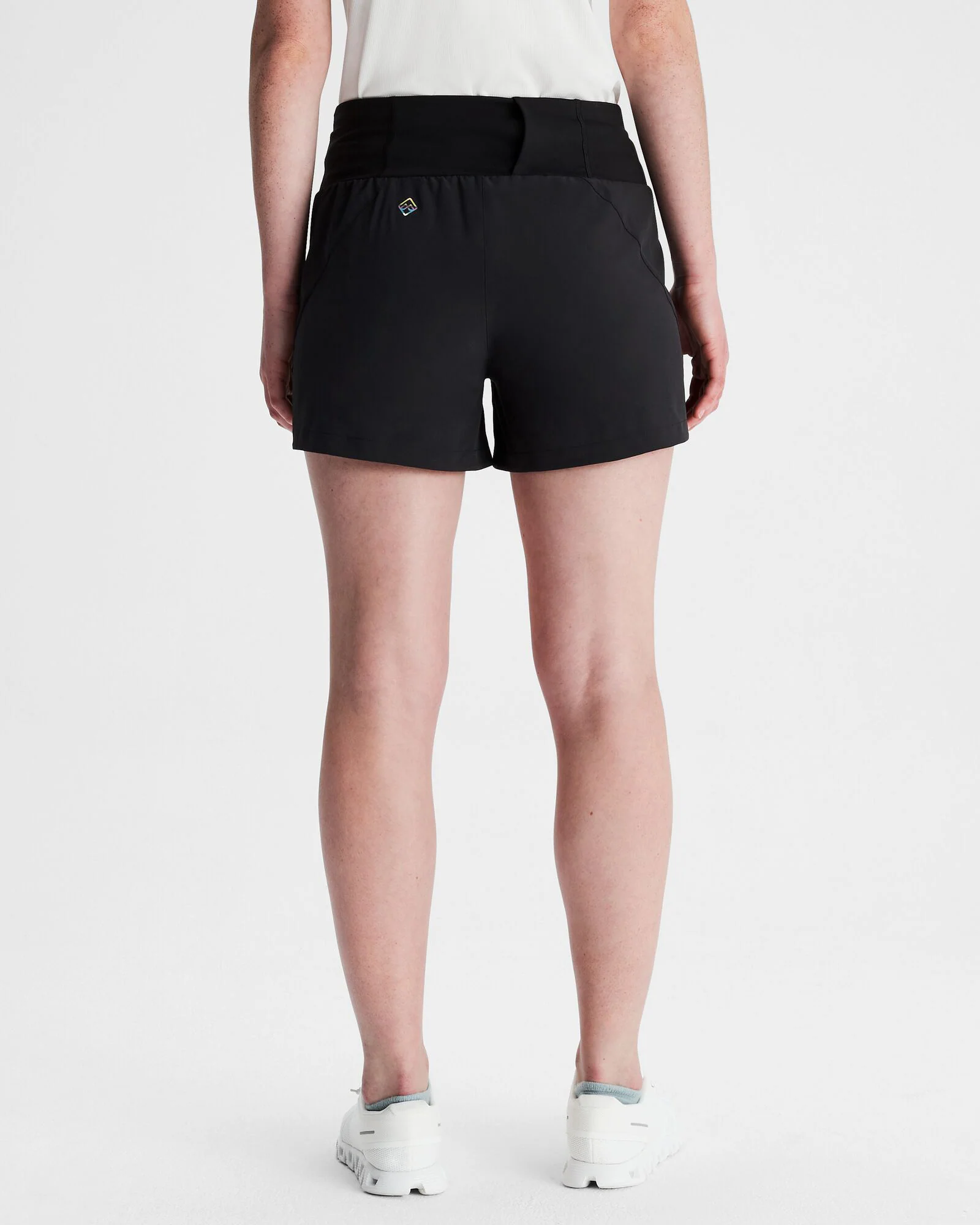Women's Seeker Lined 4 inch Shorts - Black Stingray - Image 3