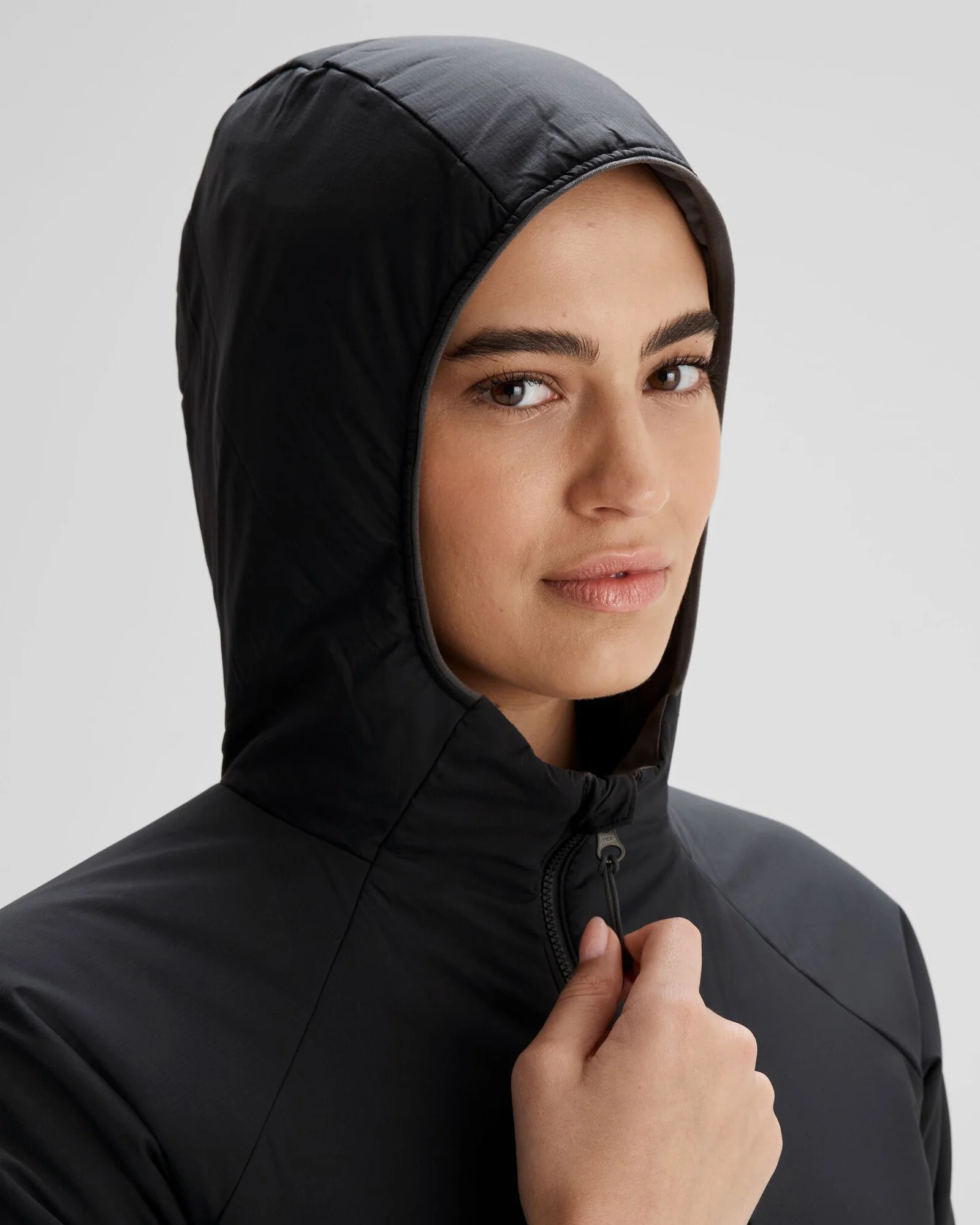 Women's Seeker PrimaLoft® Active Hooded Jacket - Black Stingray - Image 5