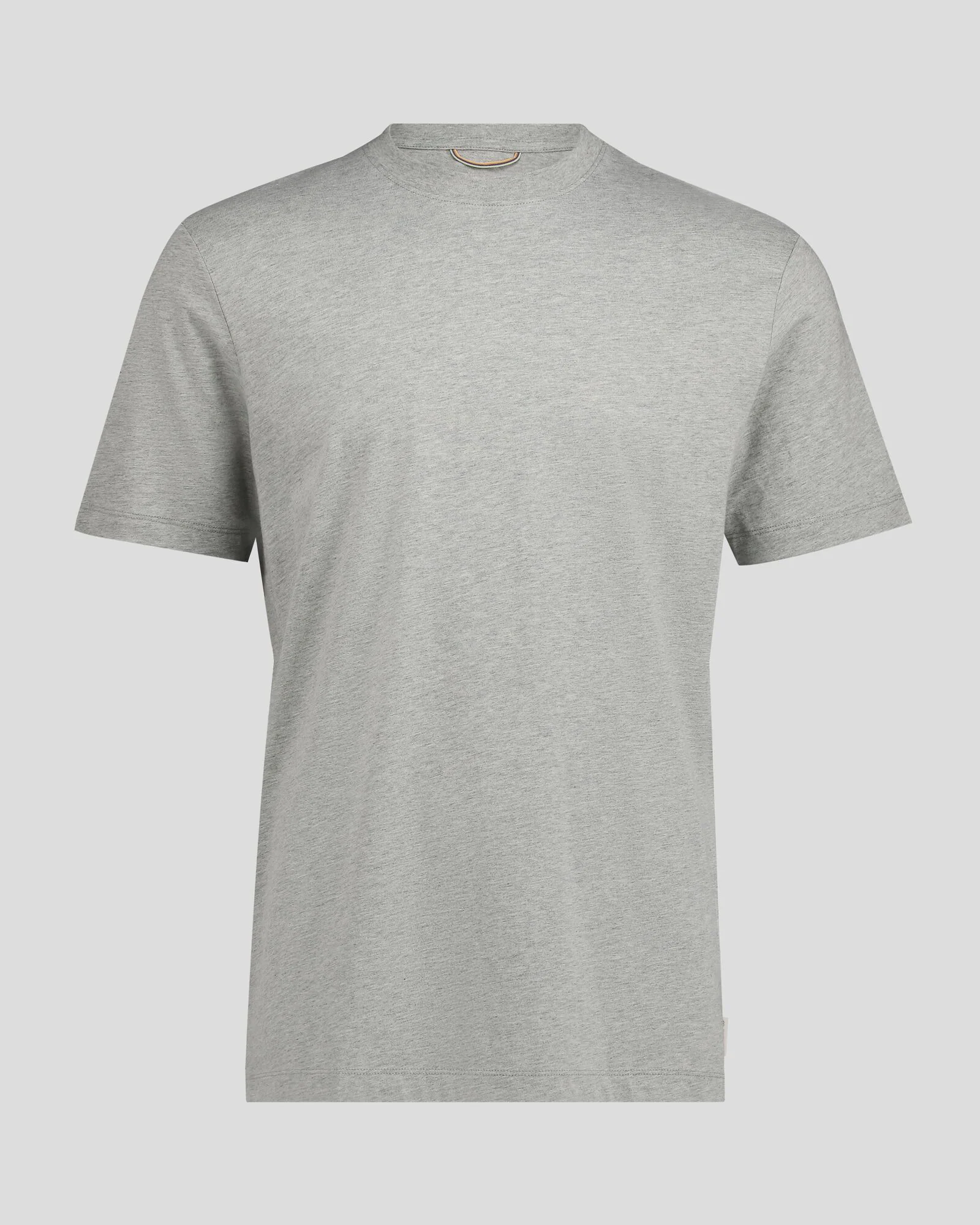 Men's Solid Organic Cotton T-shirt - Light Grey Marle - Image 5