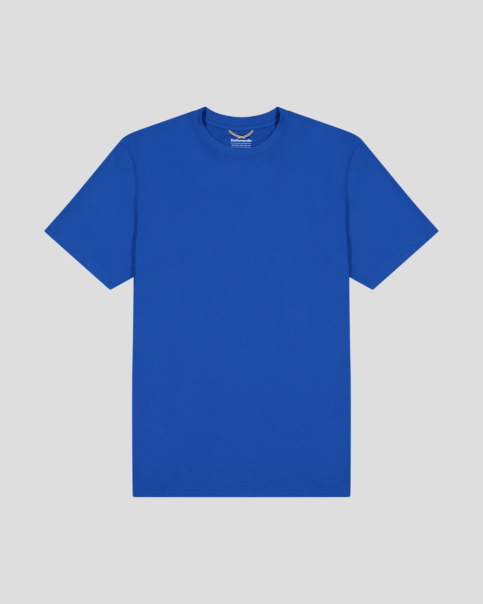 Men's Solid Organic Cotton T-shirt - Peak Blue - Image 4