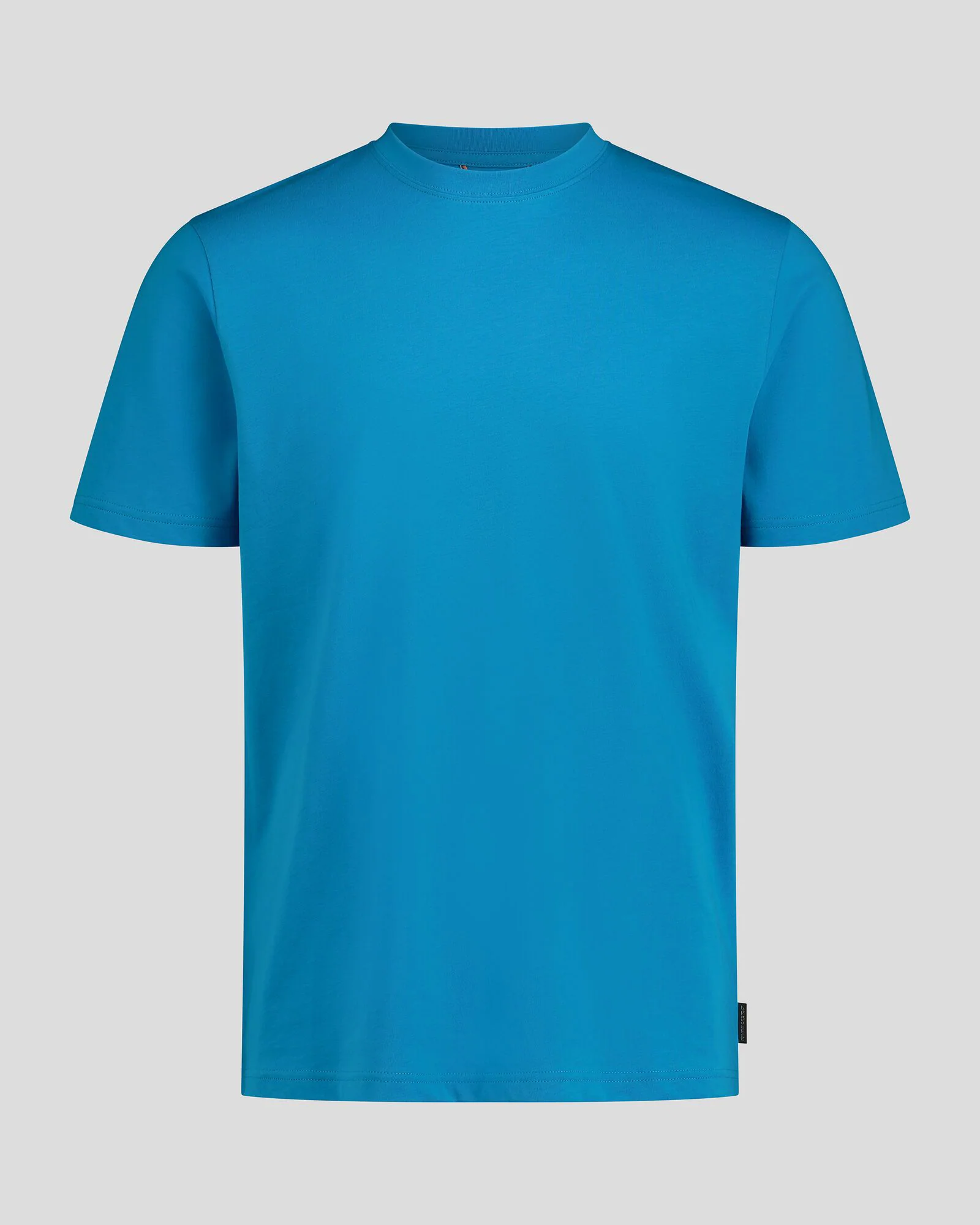 Men's Solid Organic Cotton T-shirt - Sea Blue - Image 4