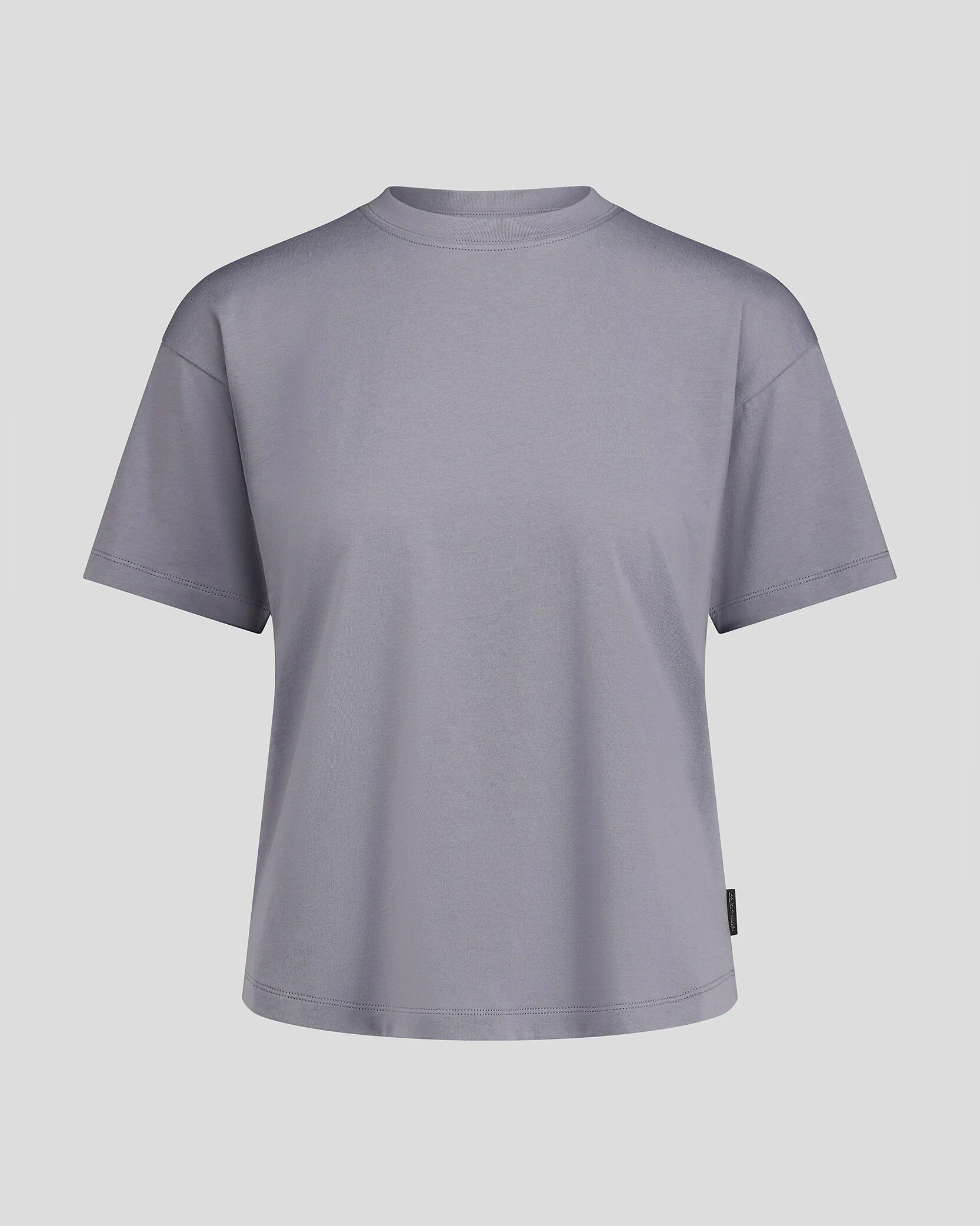 Women's Solid Organic Cotton T-Shirt - Dark Haze - Image 7